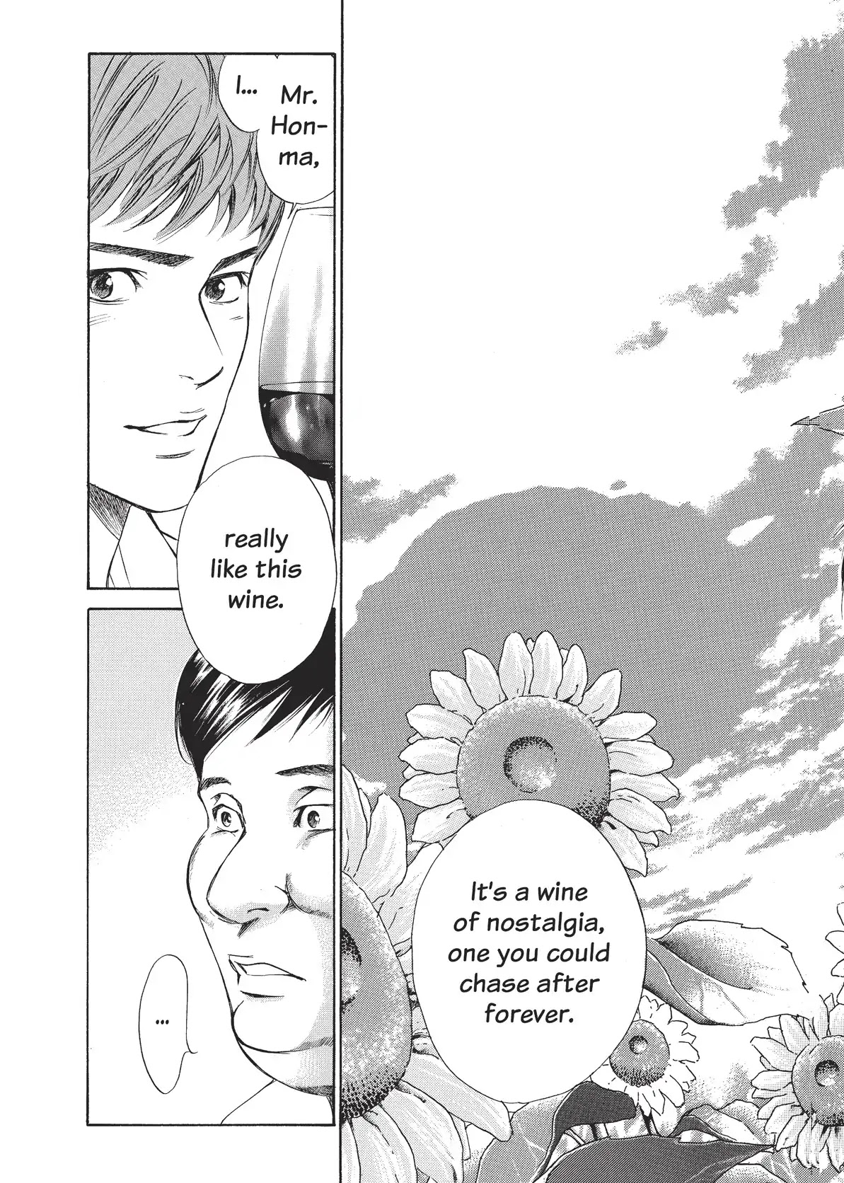 Kami no Shizuku Chapter 35 page 7 - Chapter 35: One with Sunflowers at Dusk