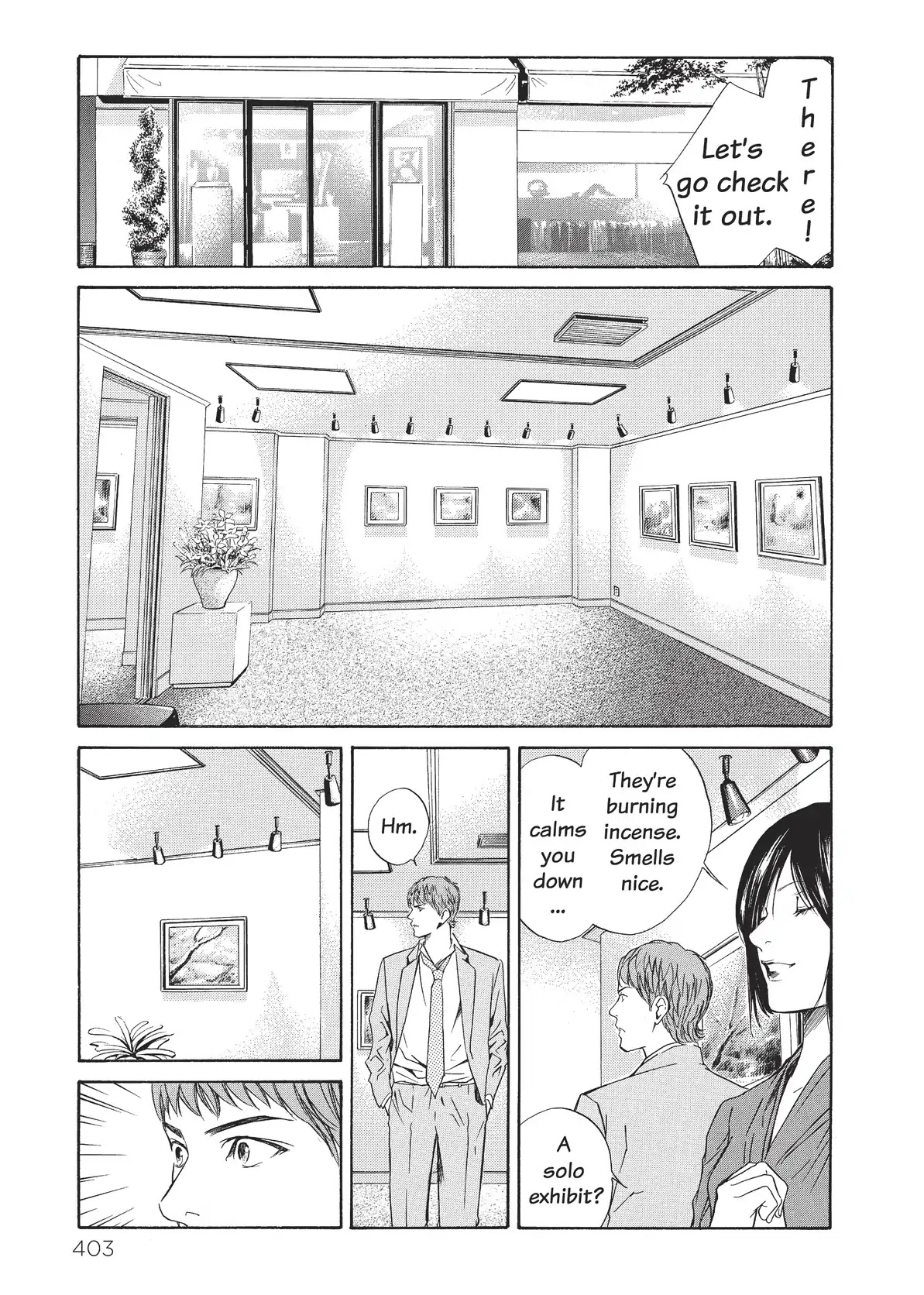 Kami no Shizuku Chapter 38 page 13 - Chapter 38: Like Violet Butterflies Flitting Across the Surface