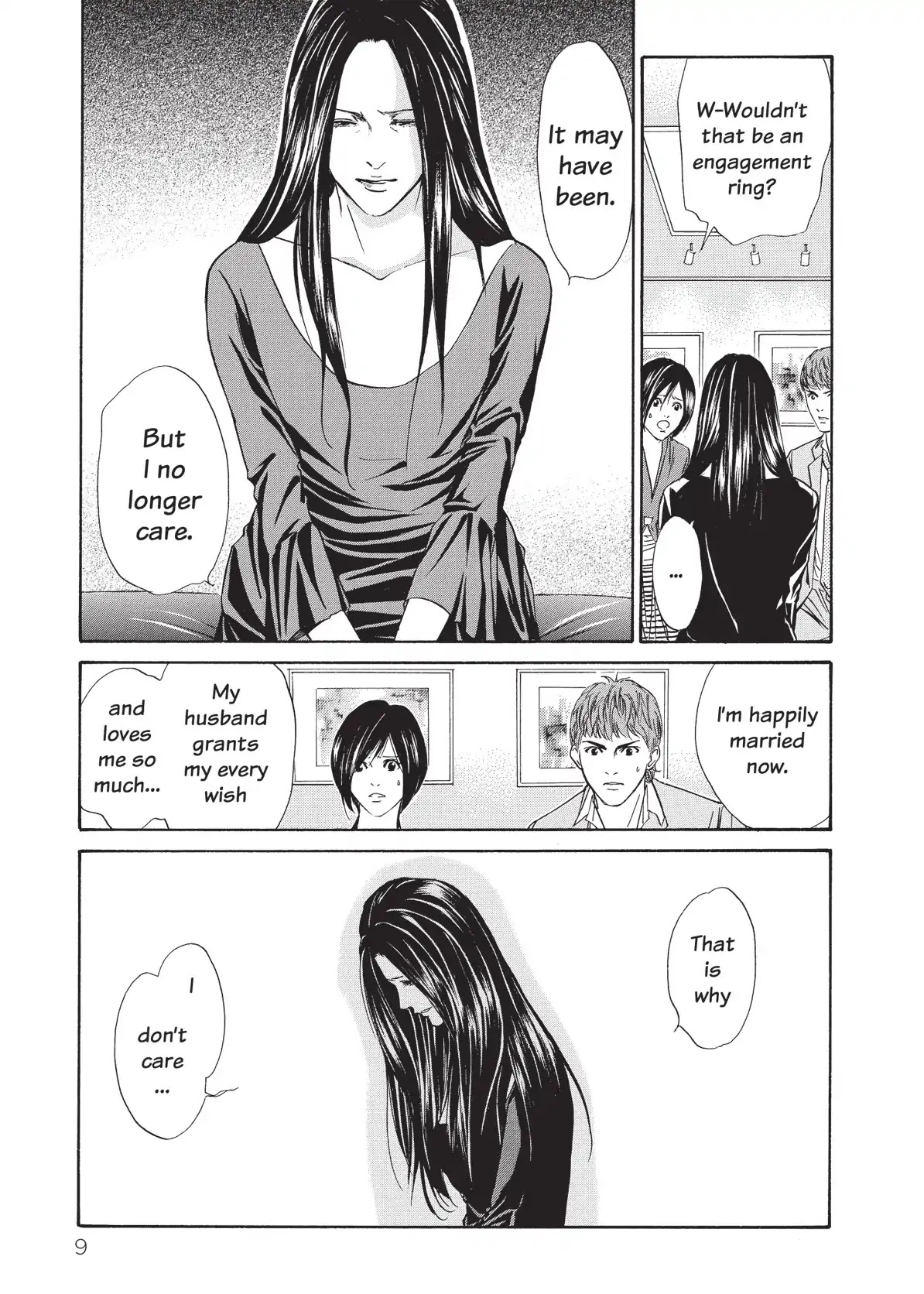 Kami no Shizuku Chapter 39 page 11 - Chapter 39: Closing Her Eyes at a Shimmering Past