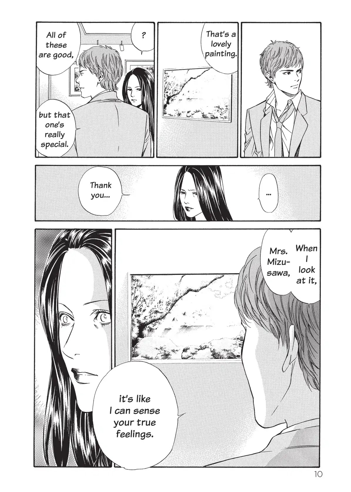 Kami no Shizuku Chapter 39 page 12 - Chapter 39: Closing Her Eyes at a Shimmering Past