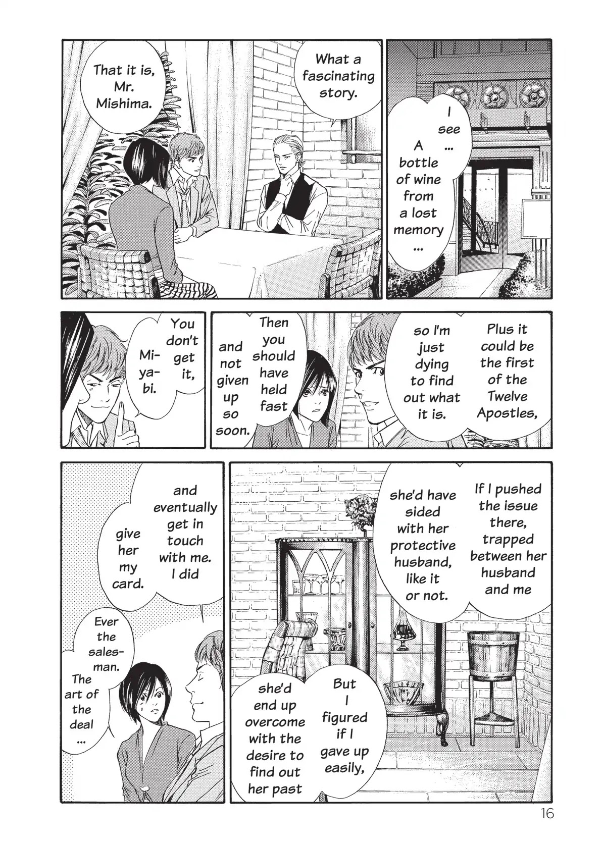 Kami no Shizuku Chapter 39 page 18 - Chapter 39: Closing Her Eyes at a Shimmering Past