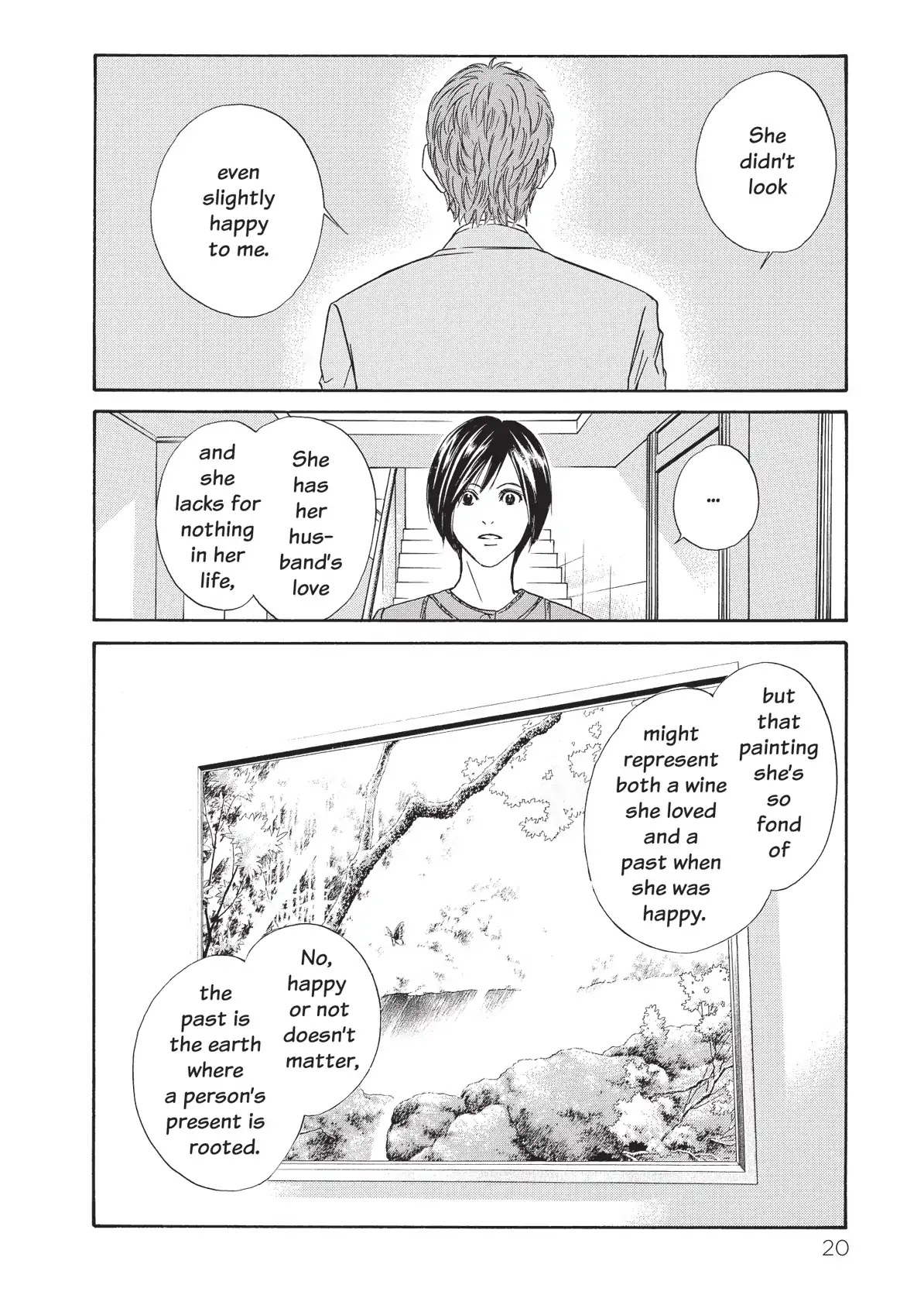 Kami no Shizuku Chapter 39 page 22 - Chapter 39: Closing Her Eyes at a Shimmering Past