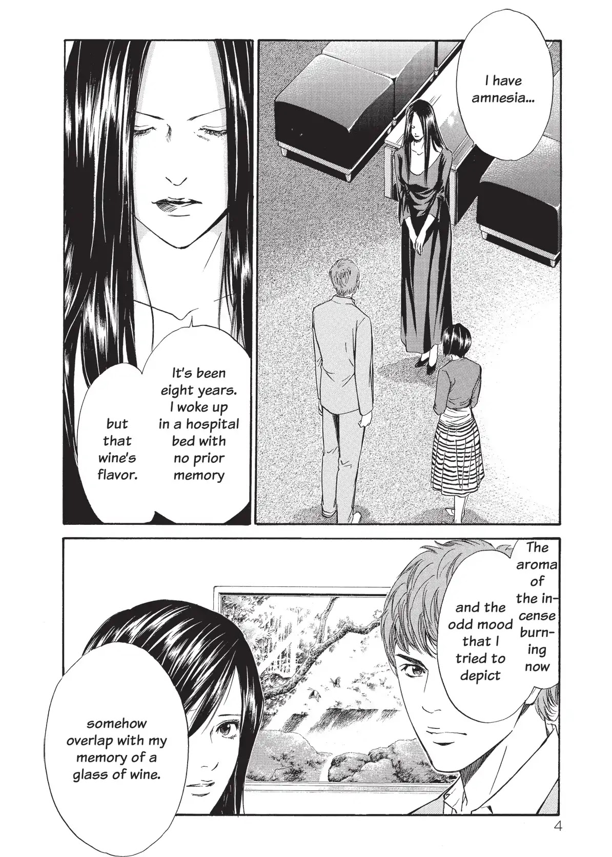 Kami no Shizuku Chapter 39 page 6 - Chapter 39: Closing Her Eyes at a Shimmering Past