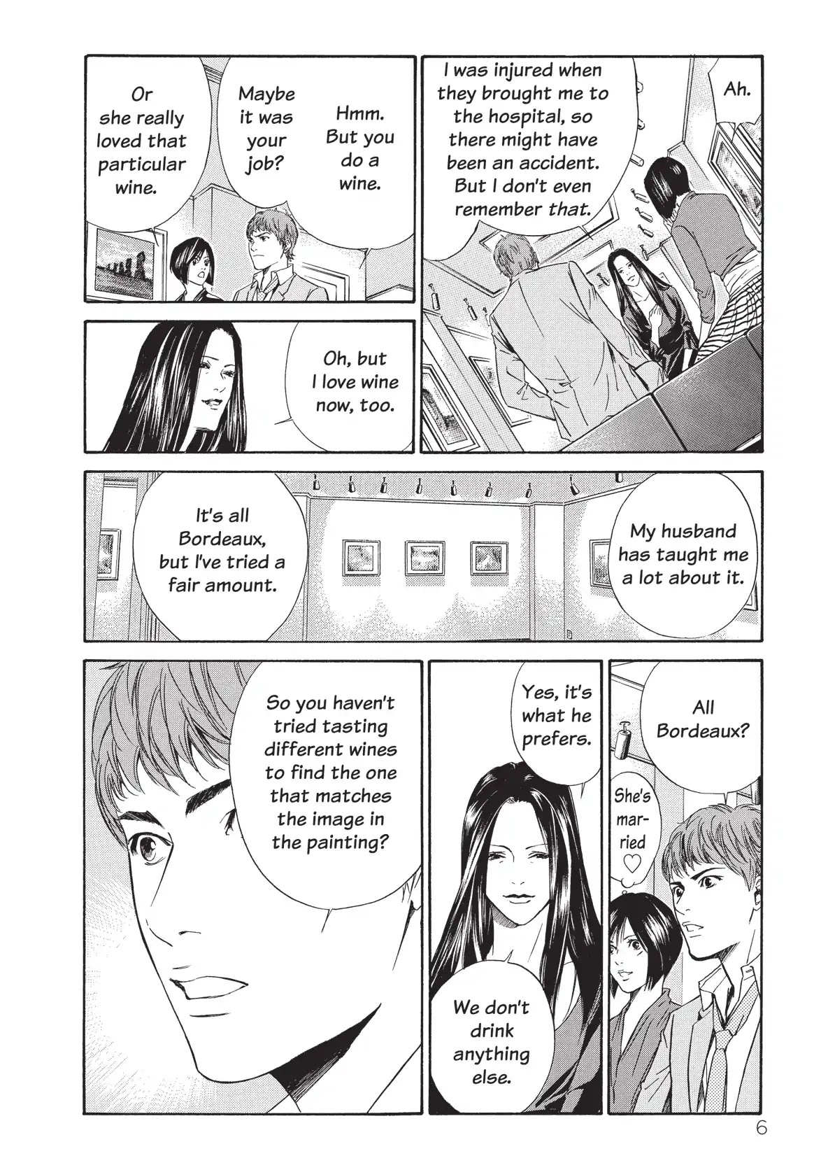 Kami no Shizuku Chapter 39 page 8 - Chapter 39: Closing Her Eyes at a Shimmering Past