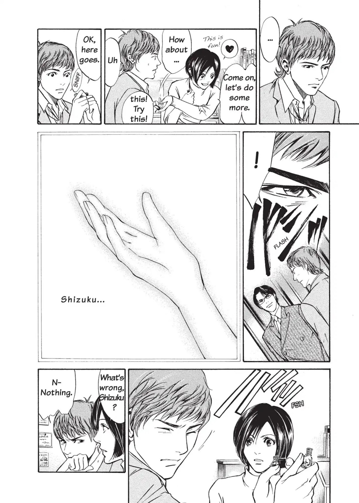 Kami no Shizuku Chapter 4 page 10 - Chapter 4: Over the Bed Wafts an Aroma of Awakening