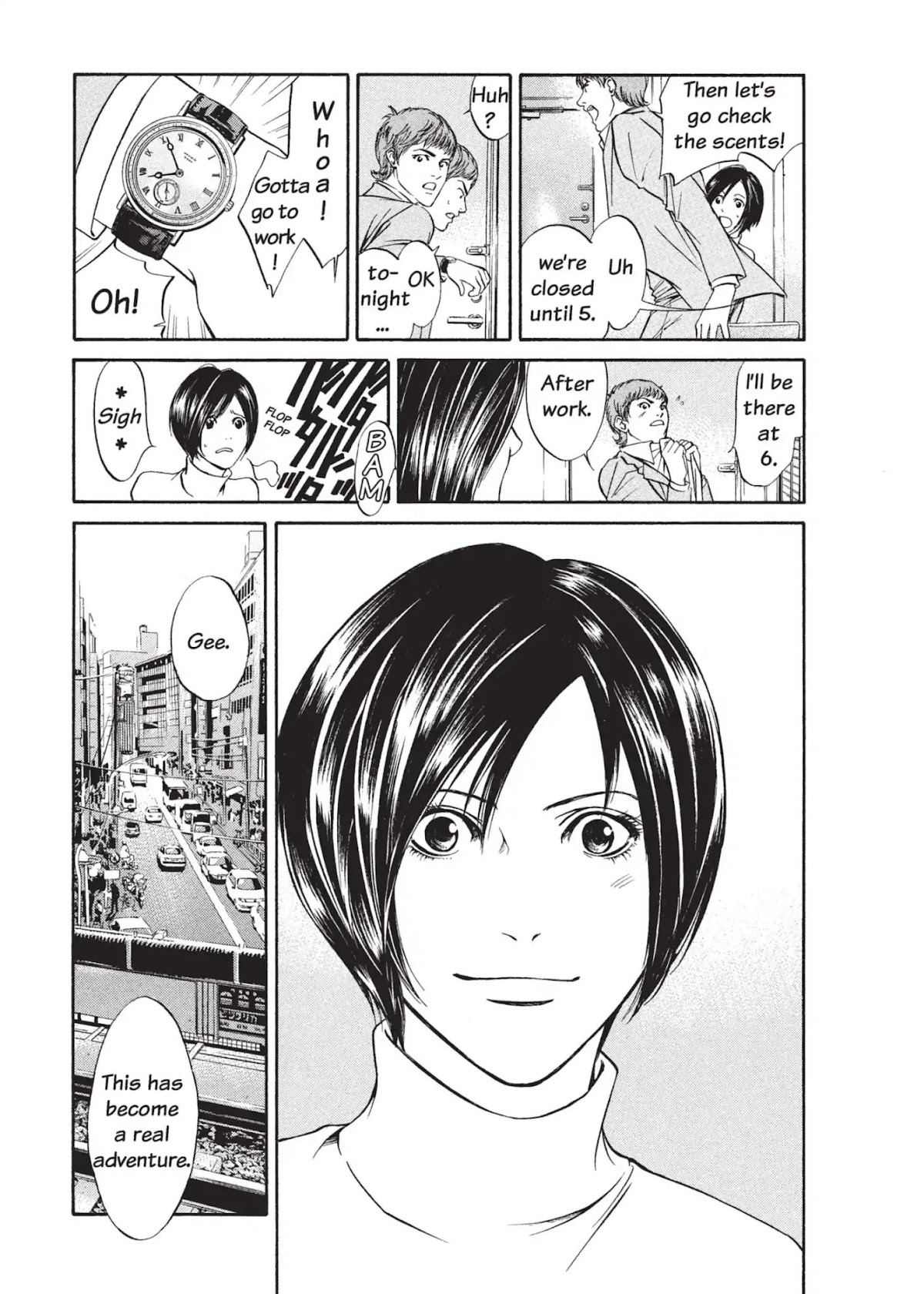 Kami no Shizuku Chapter 4 page 13 - Chapter 4: Over the Bed Wafts an Aroma of Awakening