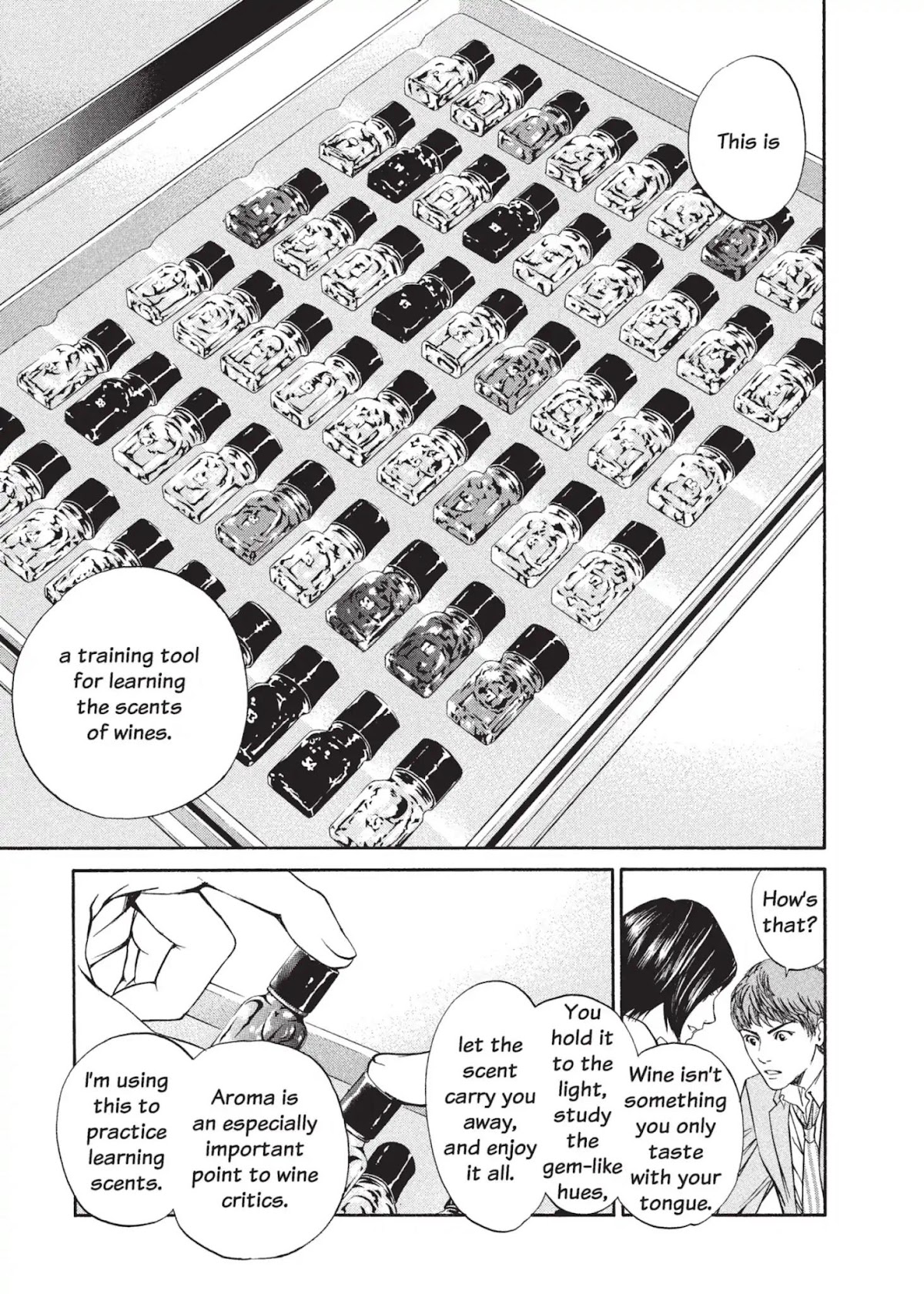 Kami no Shizuku Chapter 4 page 7 - Chapter 4: Over the Bed Wafts an Aroma of Awakening