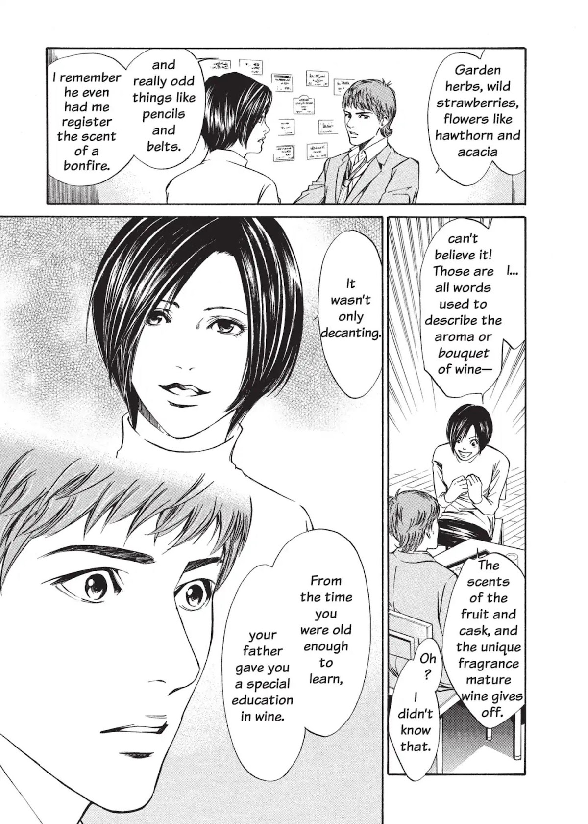 Kami no Shizuku Chapter 4 page 9 - Chapter 4: Over the Bed Wafts an Aroma of Awakening