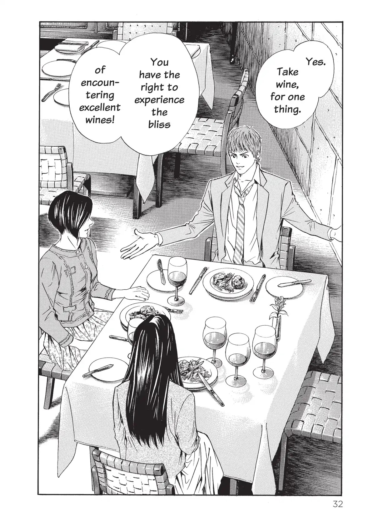 Kami no Shizuku Chapter 40 page 10 - Chapter 40: Three Glasses Inviting to the Past