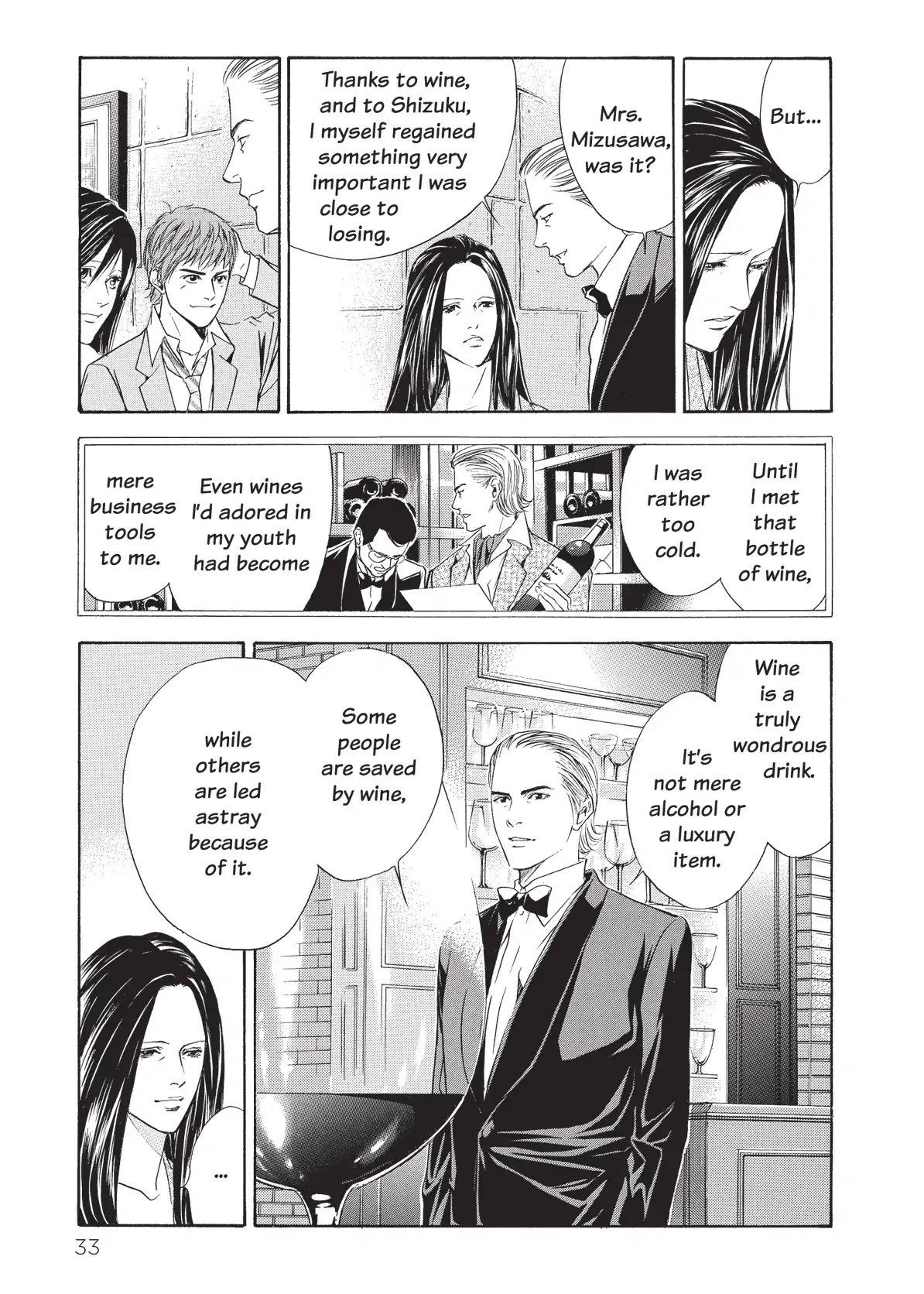 Kami no Shizuku Chapter 40 page 11 - Chapter 40: Three Glasses Inviting to the Past