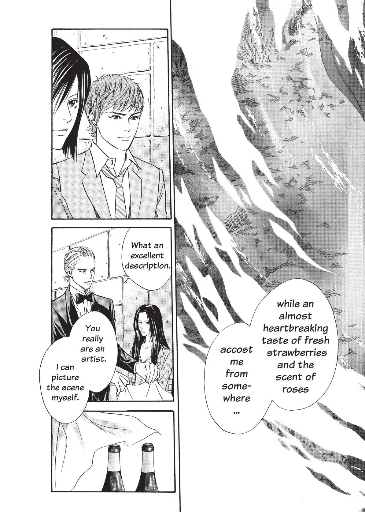 Kami no Shizuku Chapter 40 page 17 - Chapter 40: Three Glasses Inviting to the Past