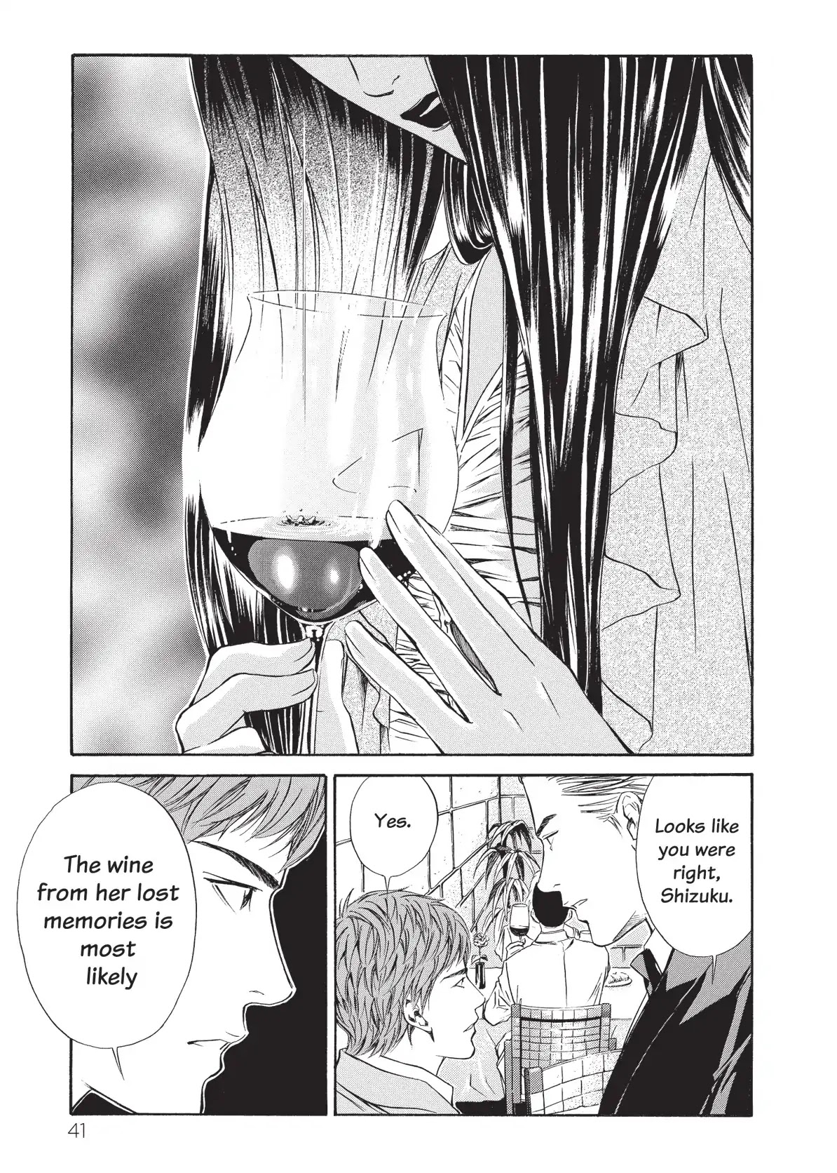 Kami no Shizuku Chapter 40 page 19 - Chapter 40: Three Glasses Inviting to the Past