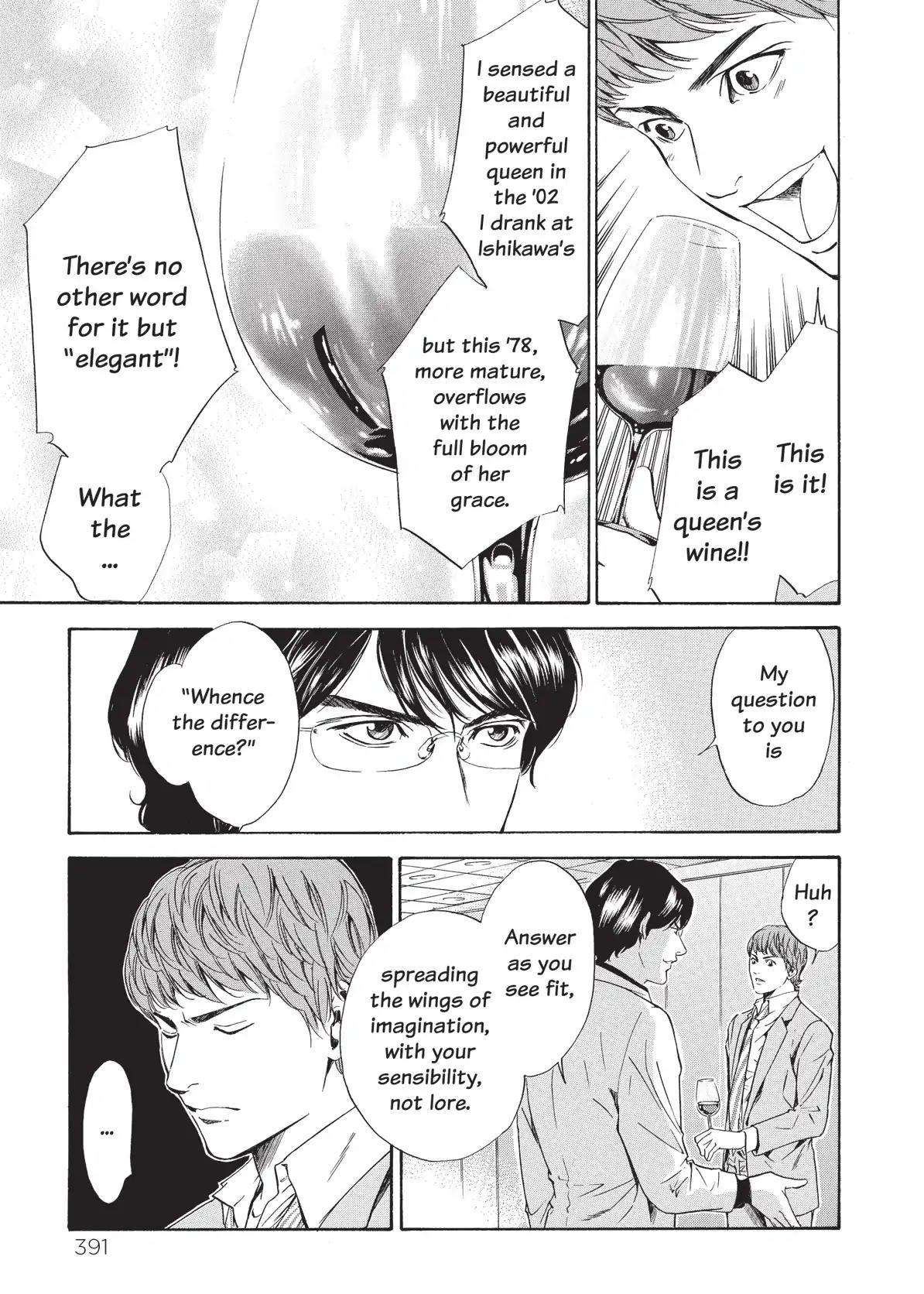 Kami no Shizuku Chapter 58 page 9 - Chapter 58: What Makes a Queen a Queen