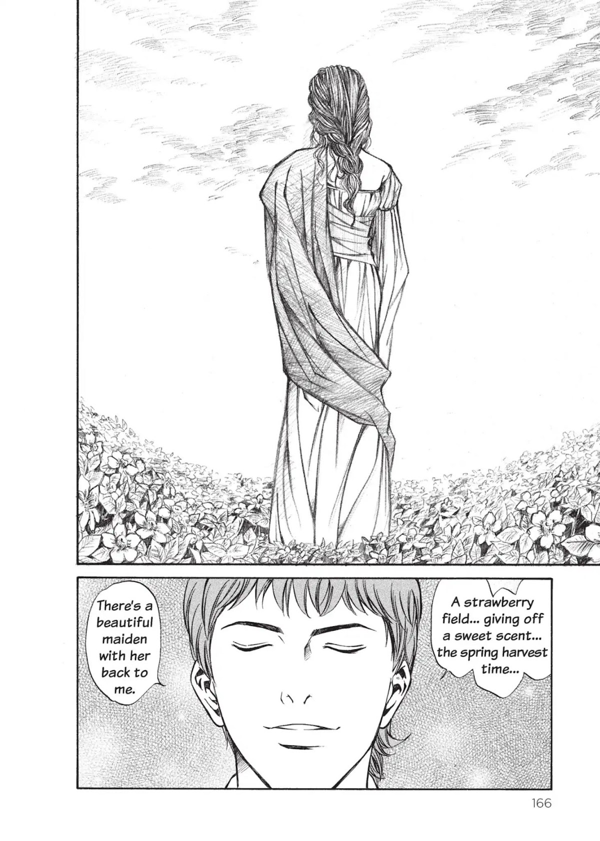 Kami no Shizuku Chapter 6 page 13 - Chapter 6: A Maiden Fleeing through Strawberry Fields