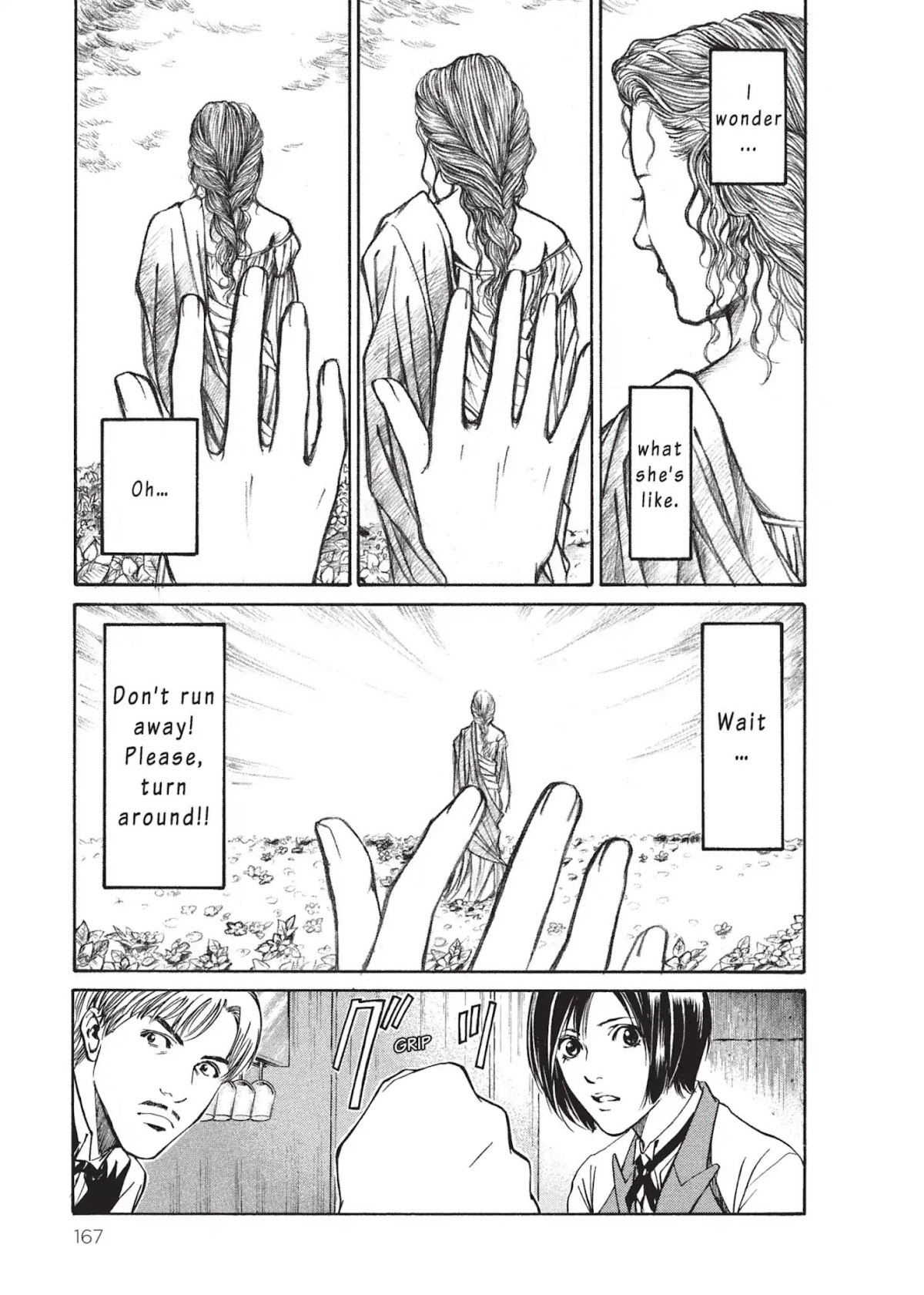 Kami no Shizuku Chapter 6 page 14 - Chapter 6: A Maiden Fleeing through Strawberry Fields