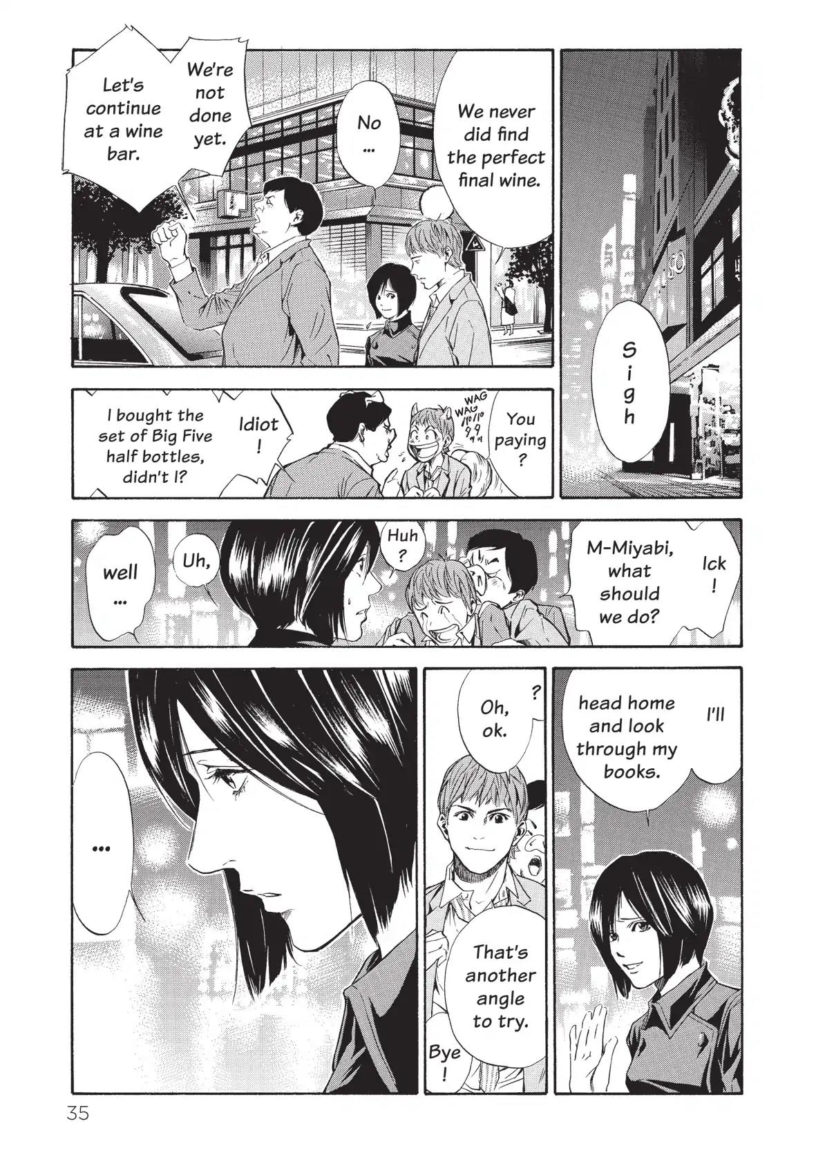 Kami no Shizuku Chapter 60 page 13 - Chapter 60: Left Bank Treasure Hunt