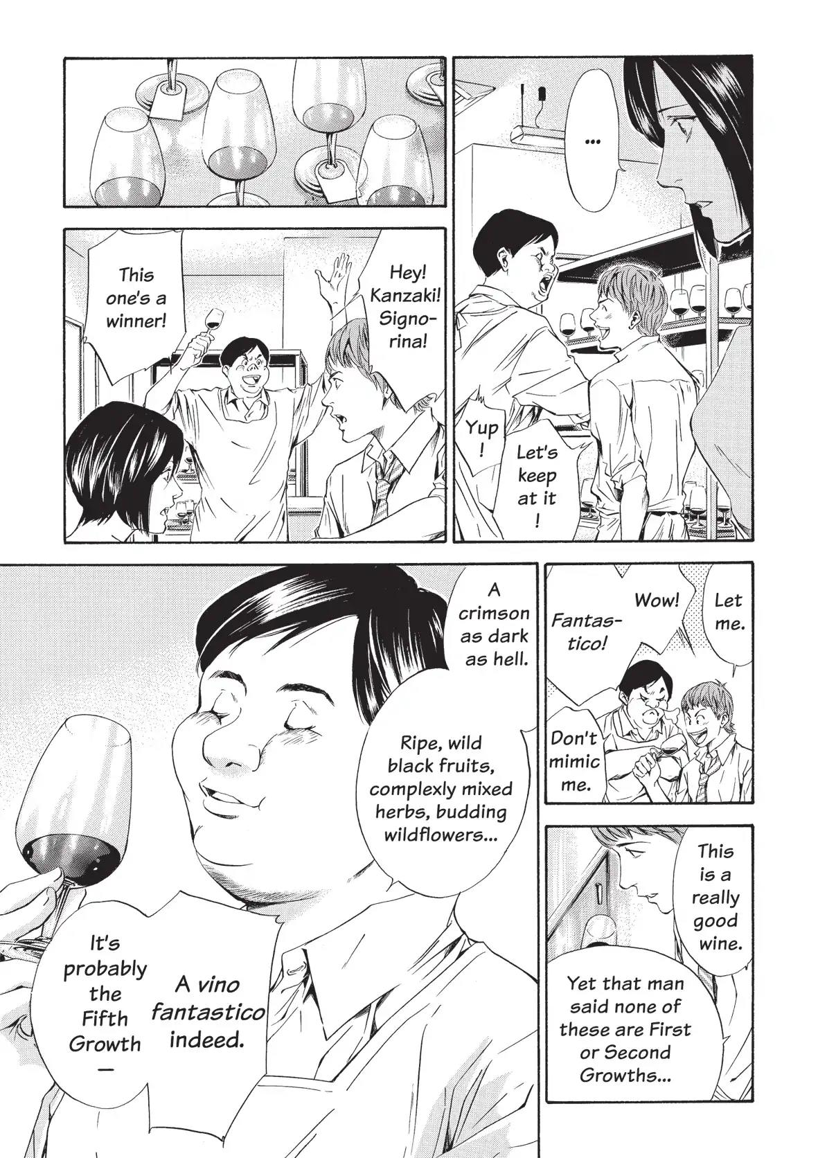 Kami no Shizuku Chapter 60 page 7 - Chapter 60: Left Bank Treasure Hunt
