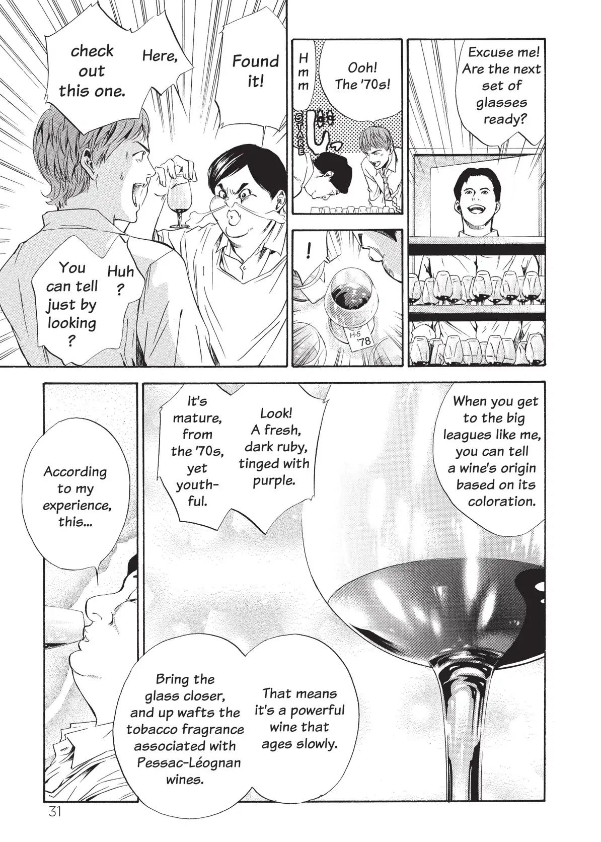 Kami no Shizuku Chapter 60 page 9 - Chapter 60: Left Bank Treasure Hunt