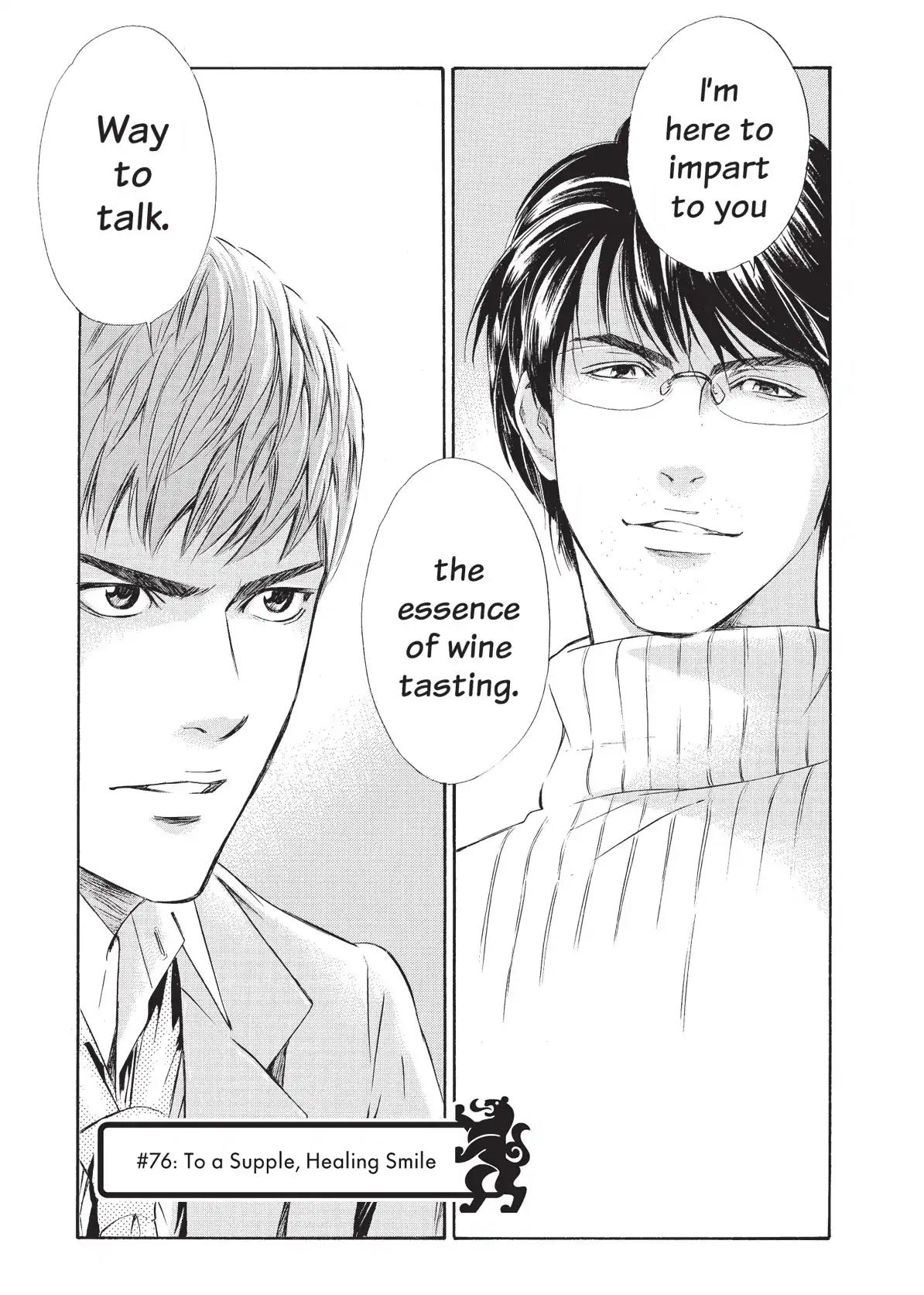 Kami no Shizuku Chapter 76 page 1 - Chapter 76: To a Supple, Healing Smile
