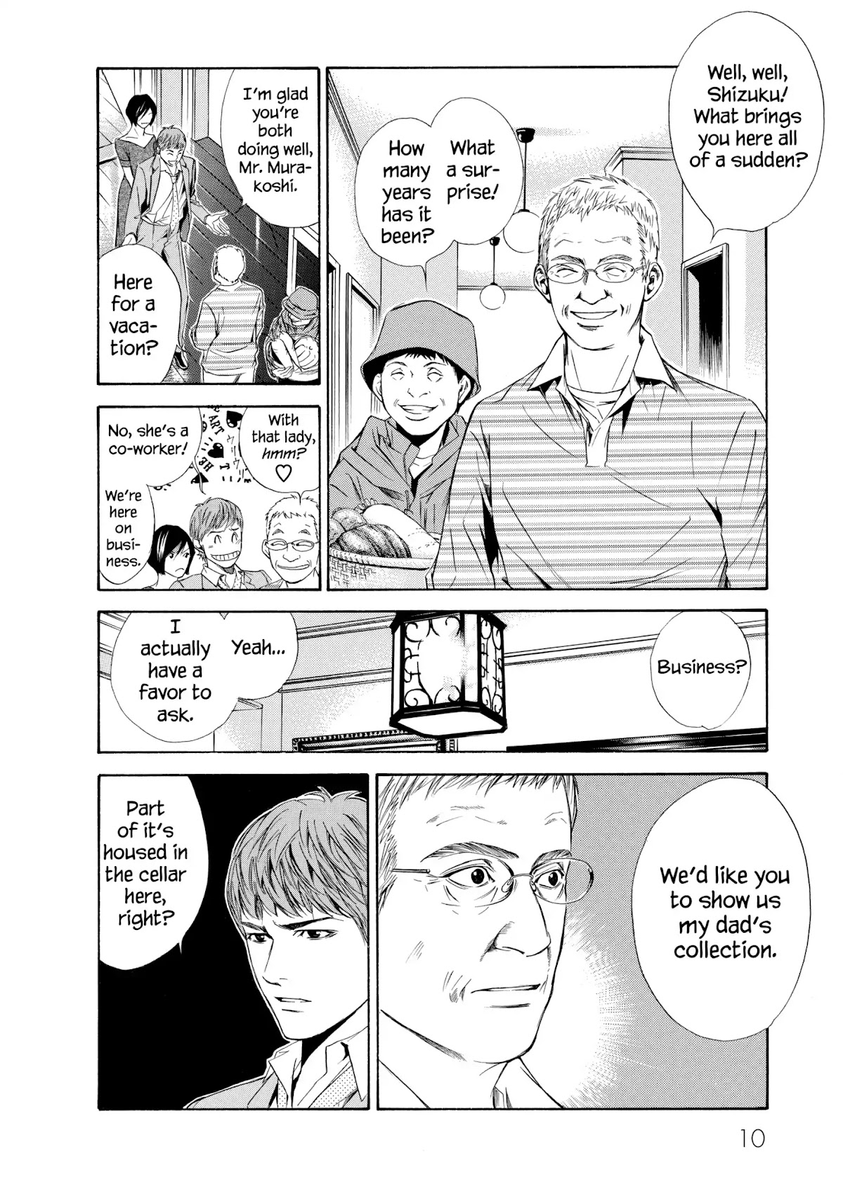 Kami no Shizuku Chapter 79 page 10 - Chapter 79: Pulling the Strings of Recollection