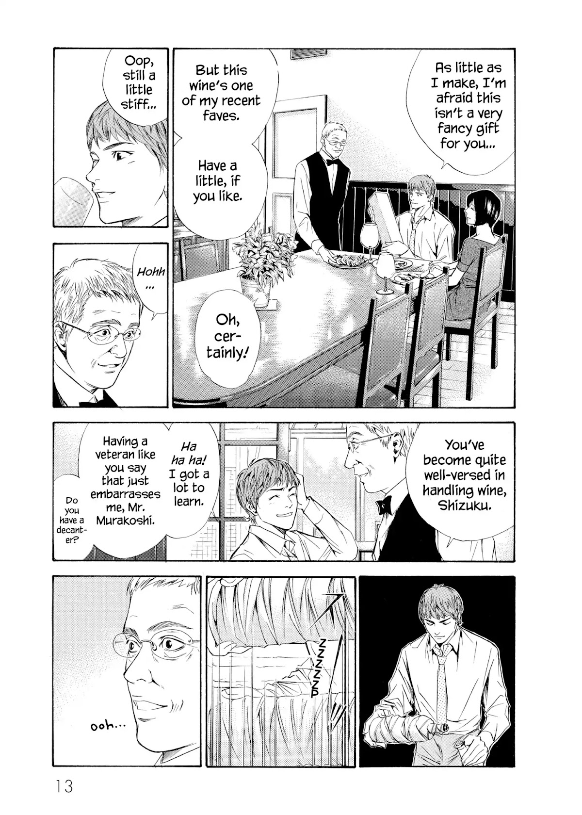 Kami no Shizuku Chapter 79 page 13 - Chapter 79: Pulling the Strings of Recollection