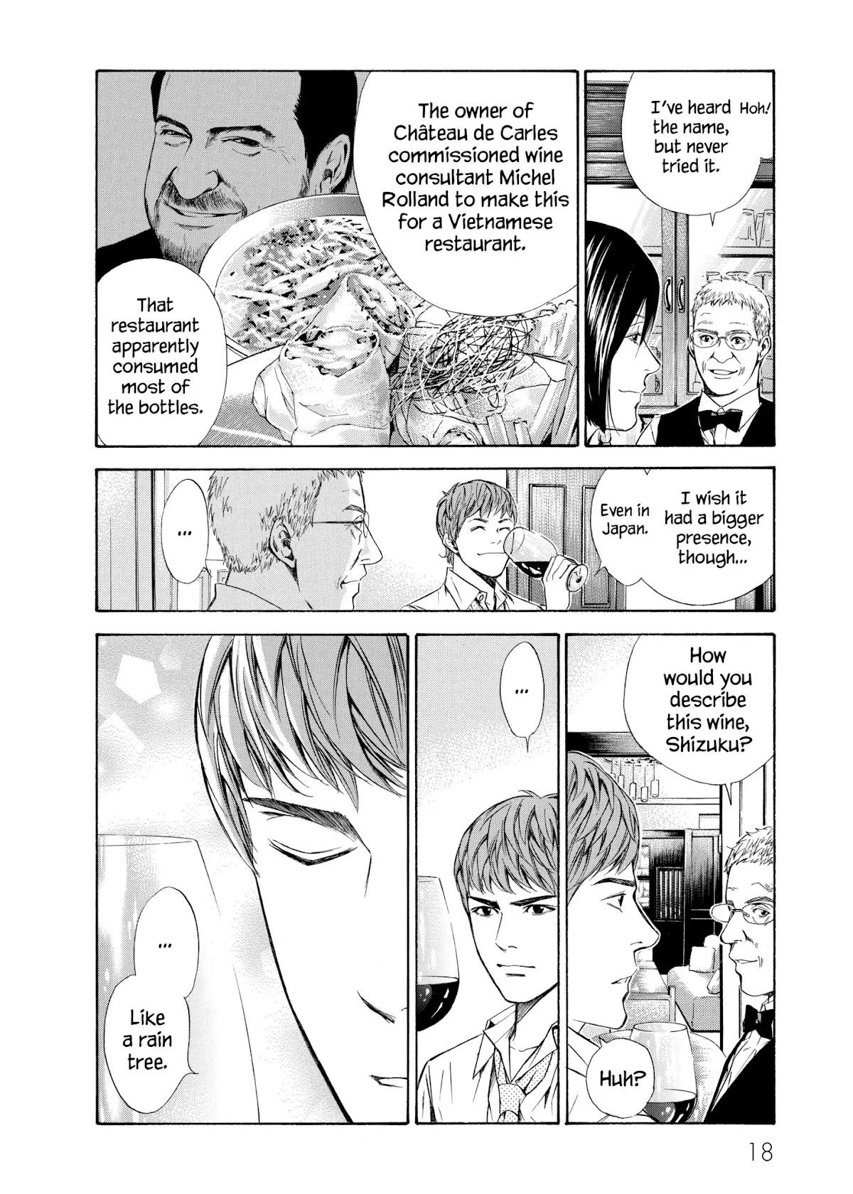 Kami no Shizuku Chapter 79 page 18 - Chapter 79: Pulling the Strings of Recollection