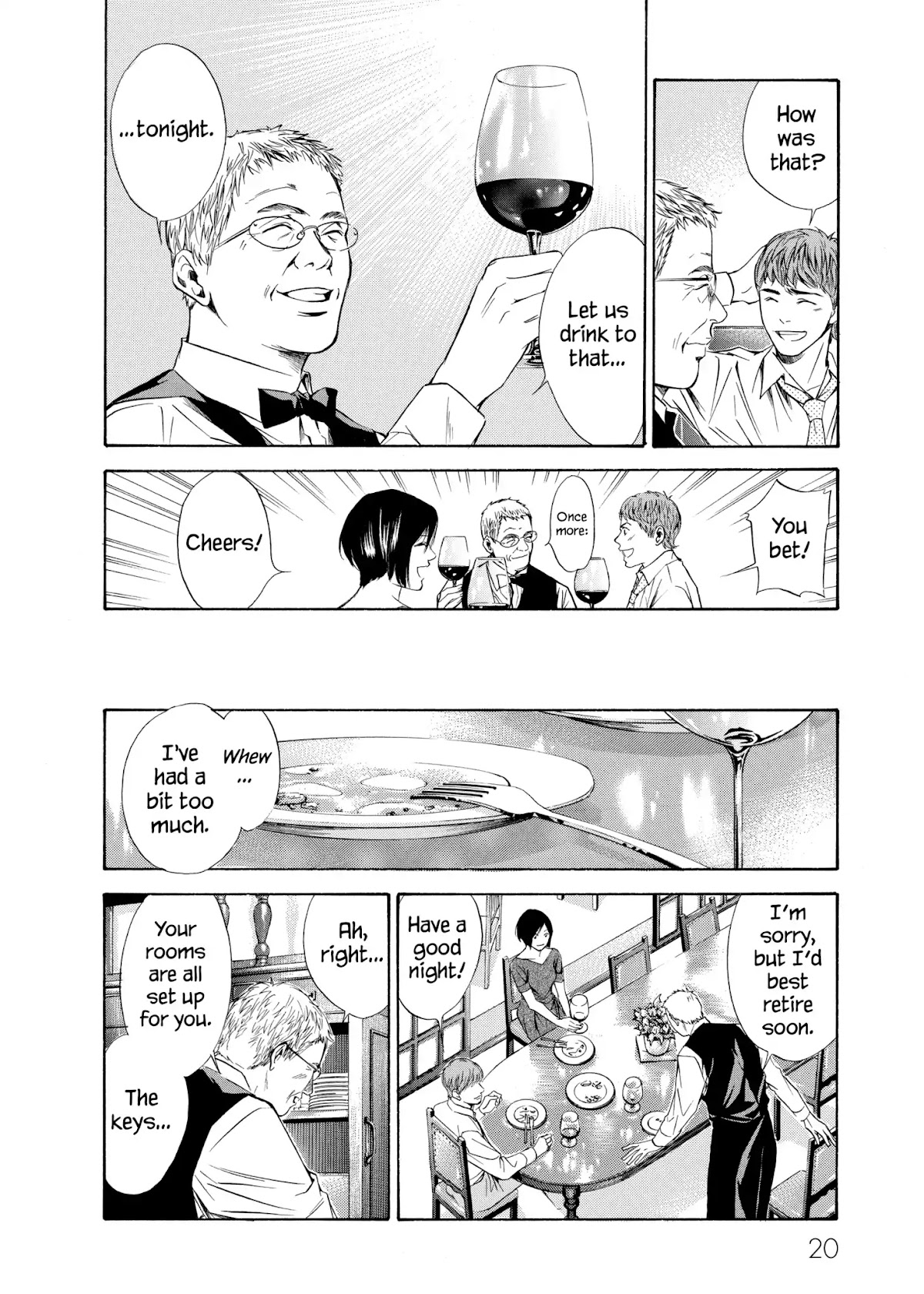 Kami no Shizuku Chapter 79 page 20 - Chapter 79: Pulling the Strings of Recollection