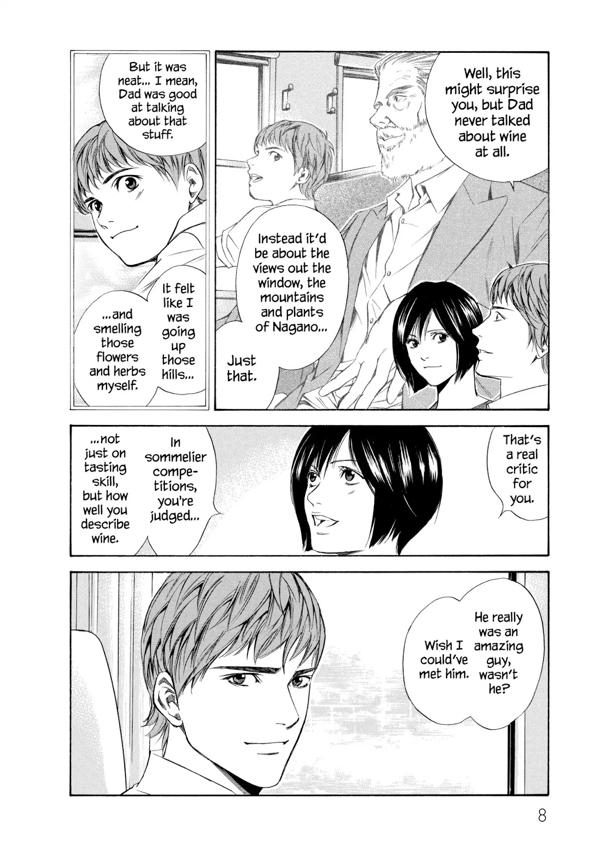 Kami no Shizuku Chapter 79 page 8 - Chapter 79: Pulling the Strings of Recollection