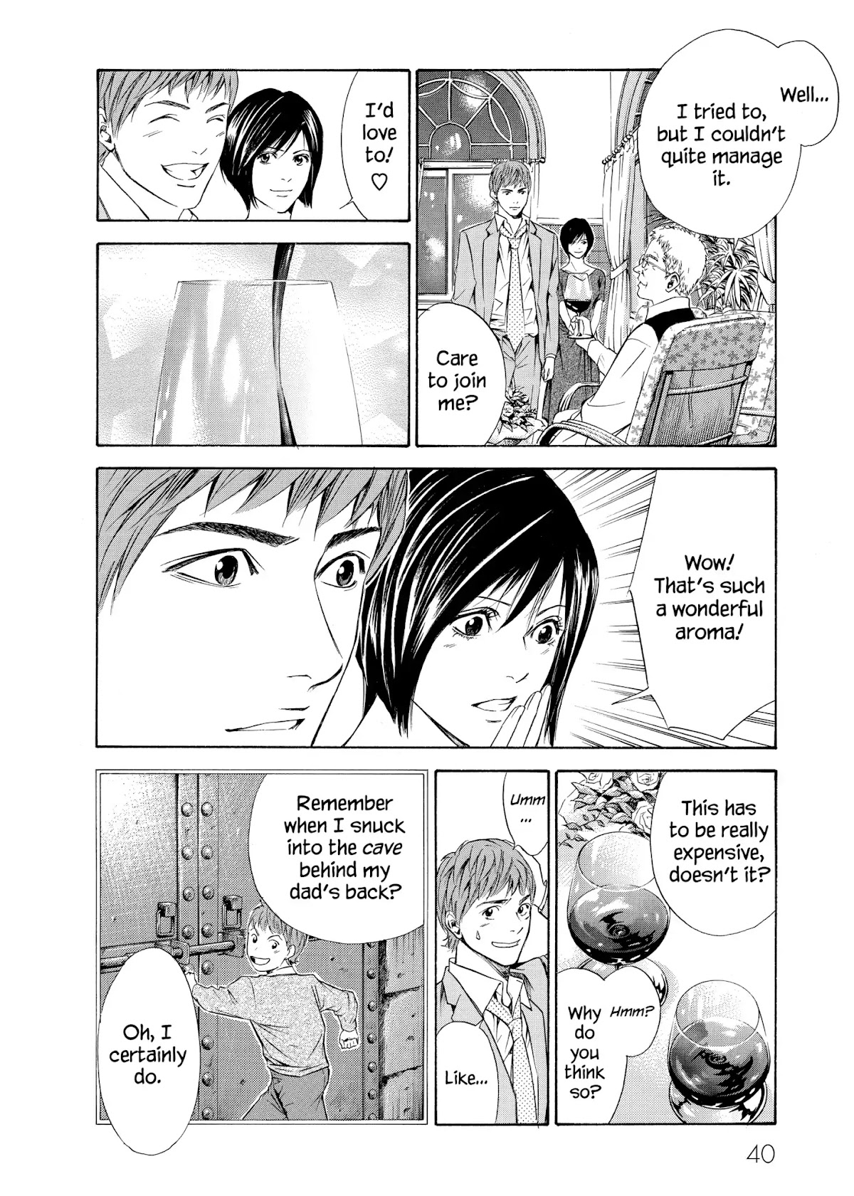Kami no Shizuku Chapter 80 page 14 - Chapter 80: Memories Inside the Cave