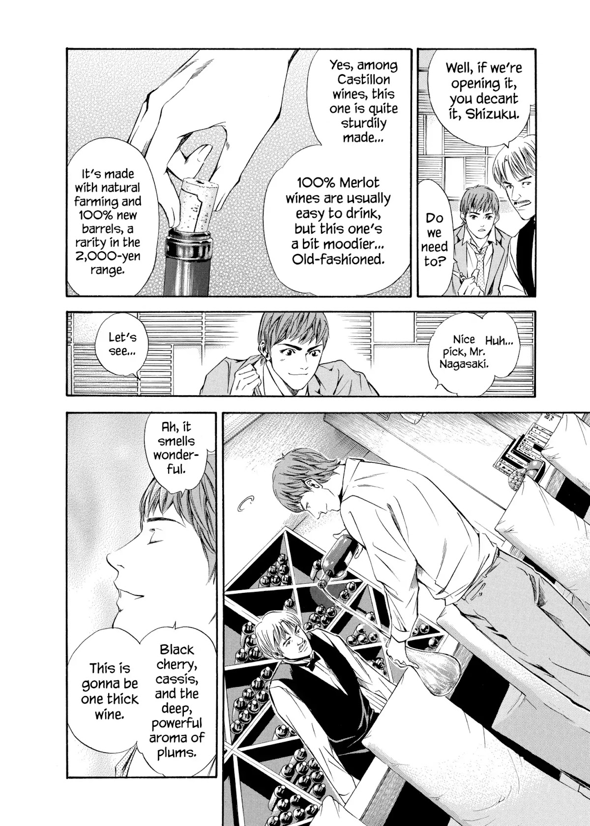Kami no Shizuku Chapter 87 page 14 - Chapter 87: Hoping for Another Late-Night Chat