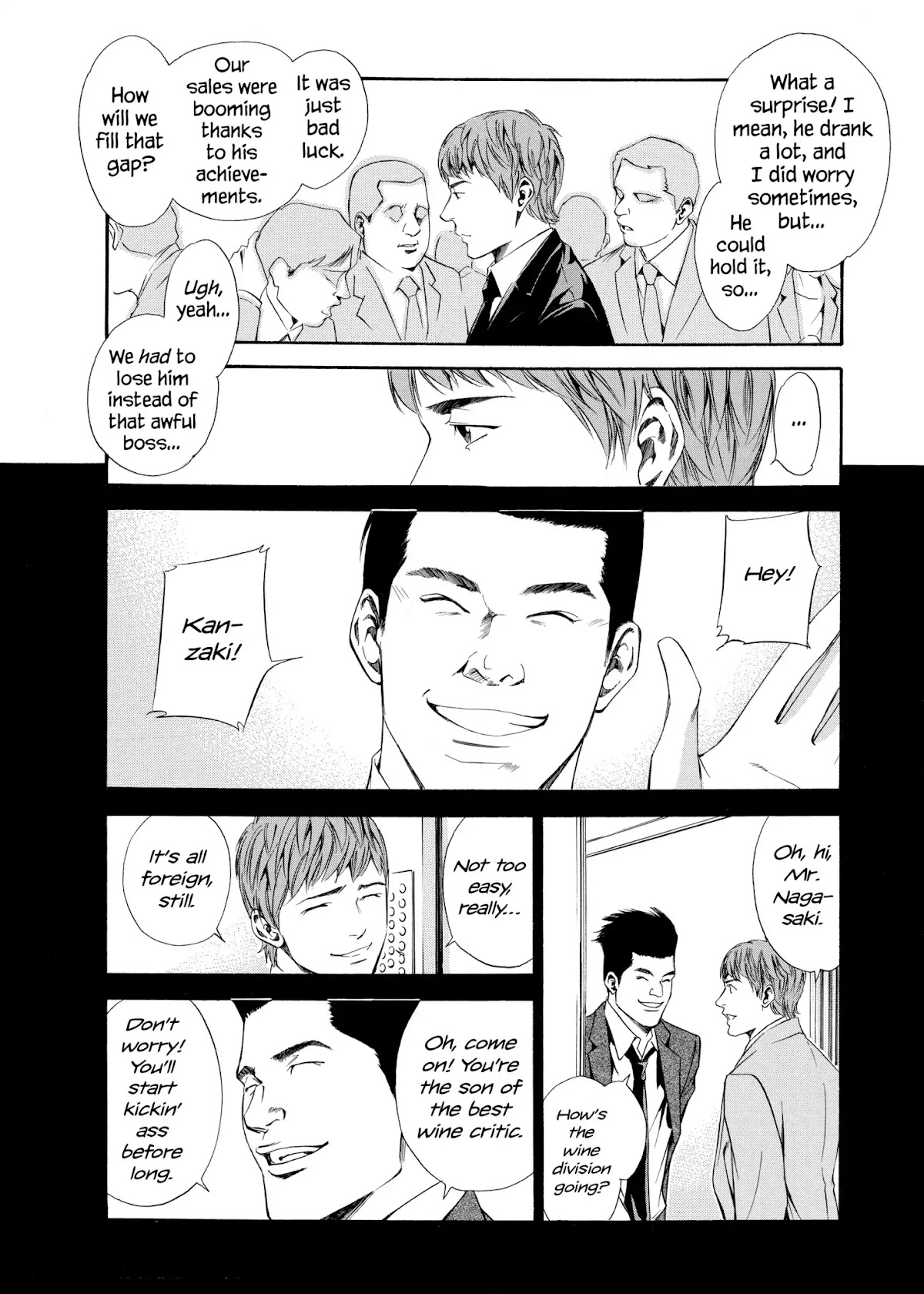 Kami no Shizuku Chapter 87 page 6 - Chapter 87: Hoping for Another Late-Night Chat