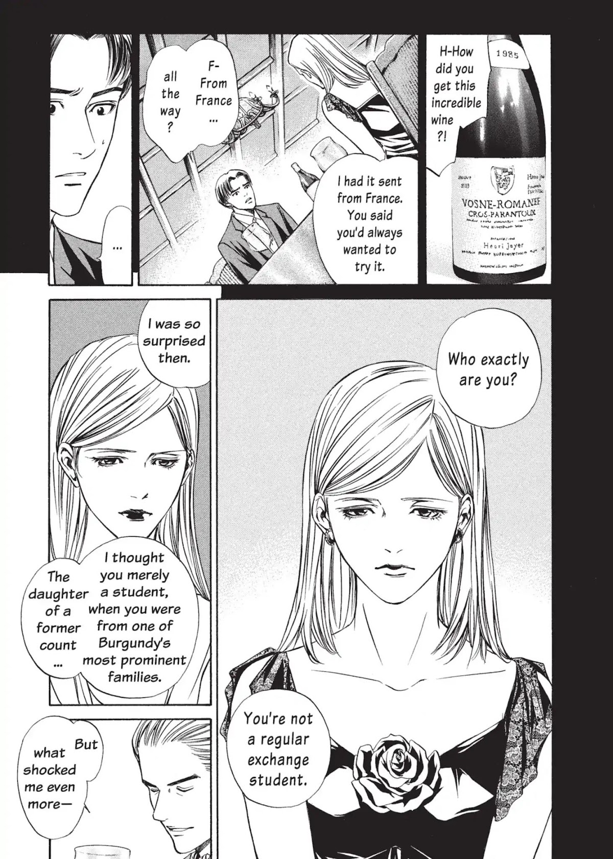 Kami no Shizuku Chapter 9 page 15 - Chapter 9: Draining the Glass of Reunion