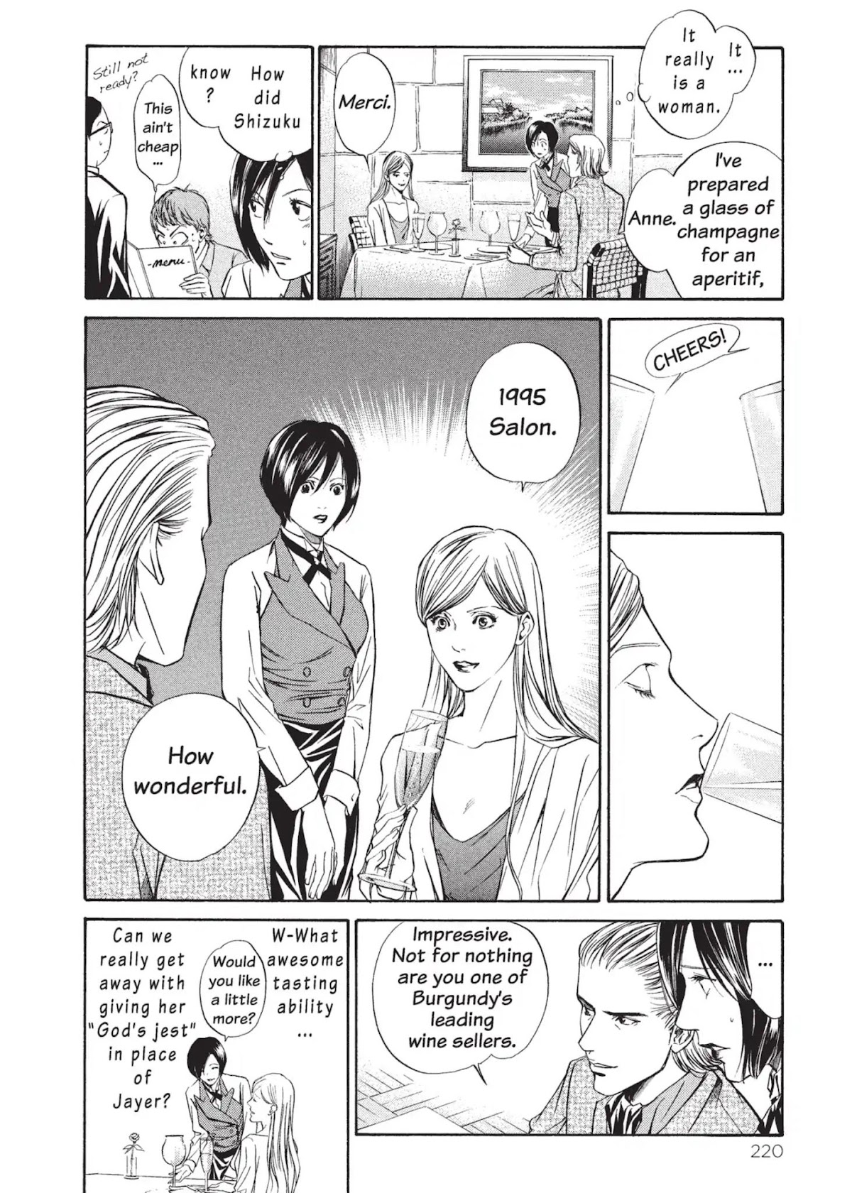 Kami no Shizuku Chapter 9 page 6 - Chapter 9: Draining the Glass of Reunion