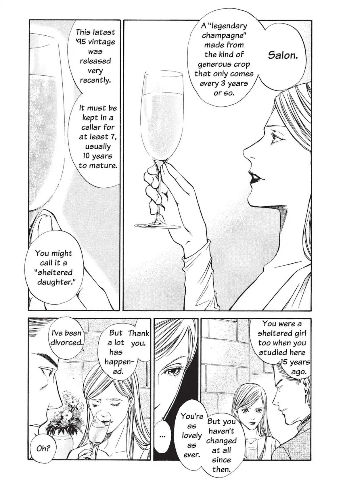 Kami no Shizuku Chapter 9 page 7 - Chapter 9: Draining the Glass of Reunion