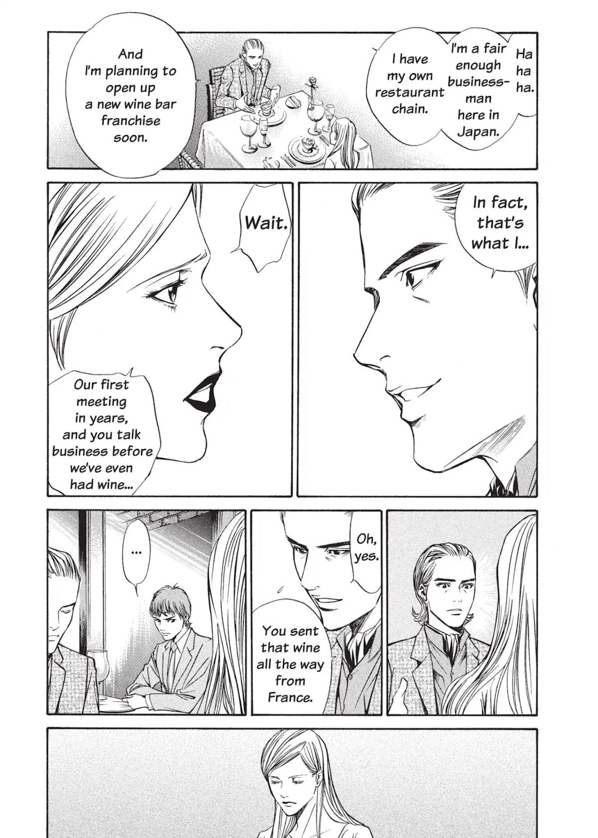 Kami no Shizuku Chapter 9 page 9 - Chapter 9: Draining the Glass of Reunion