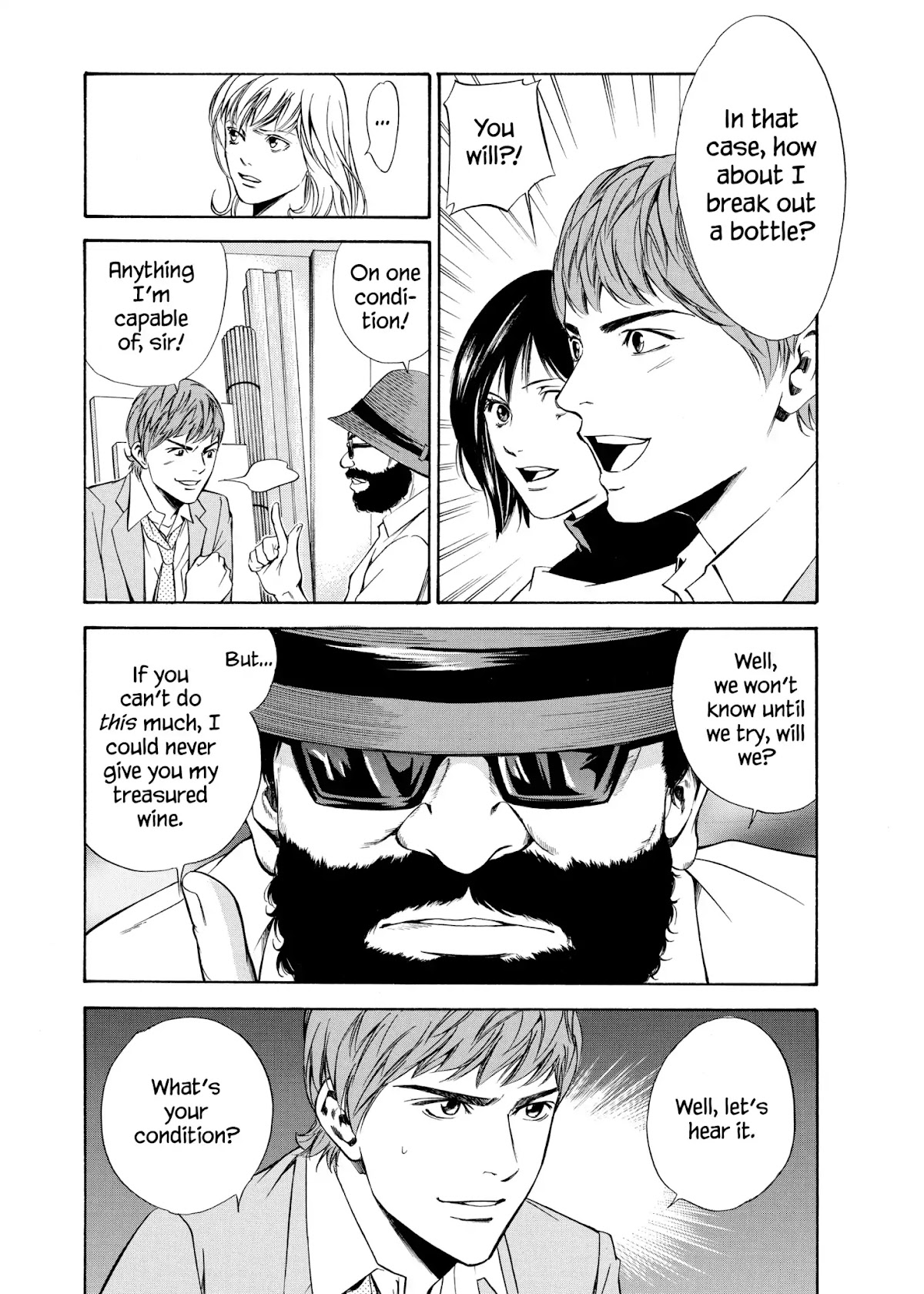 Kami no Shizuku Chapter 90 page 19 - Chapter 90: The Relentless Pursuit of Wine