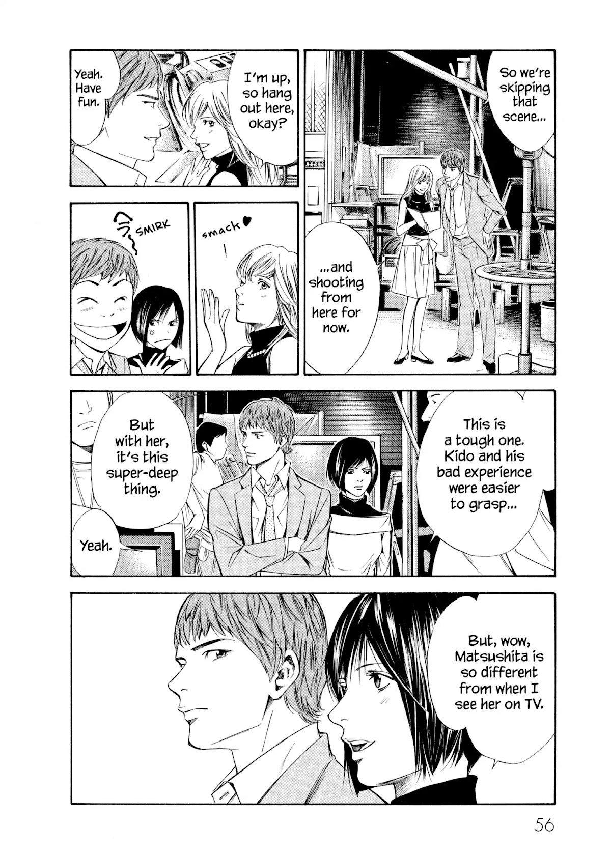 Kami no Shizuku Chapter 91 page 12 - Chapter 91: An Actress's Resolve at the Makeup Table