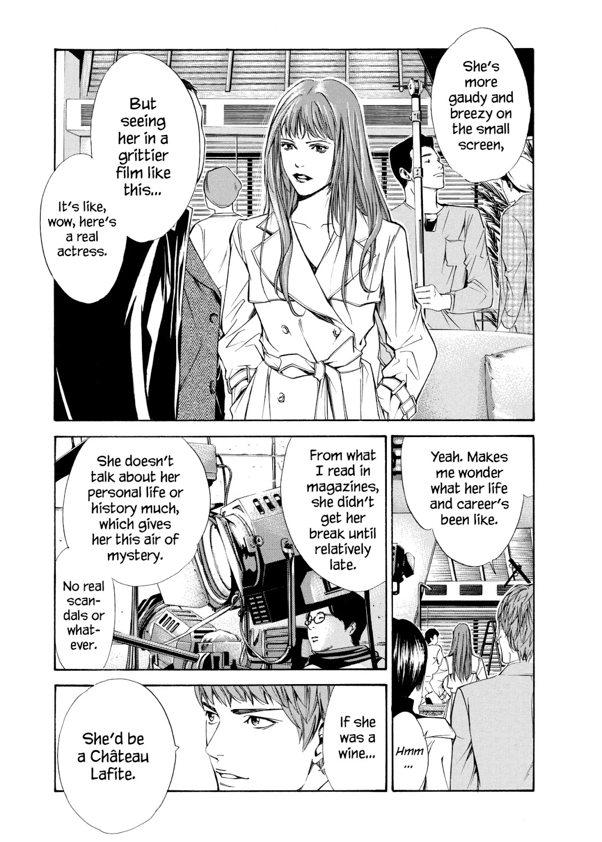 Kami no Shizuku Chapter 91 page 13 - Chapter 91: An Actress's Resolve at the Makeup Table