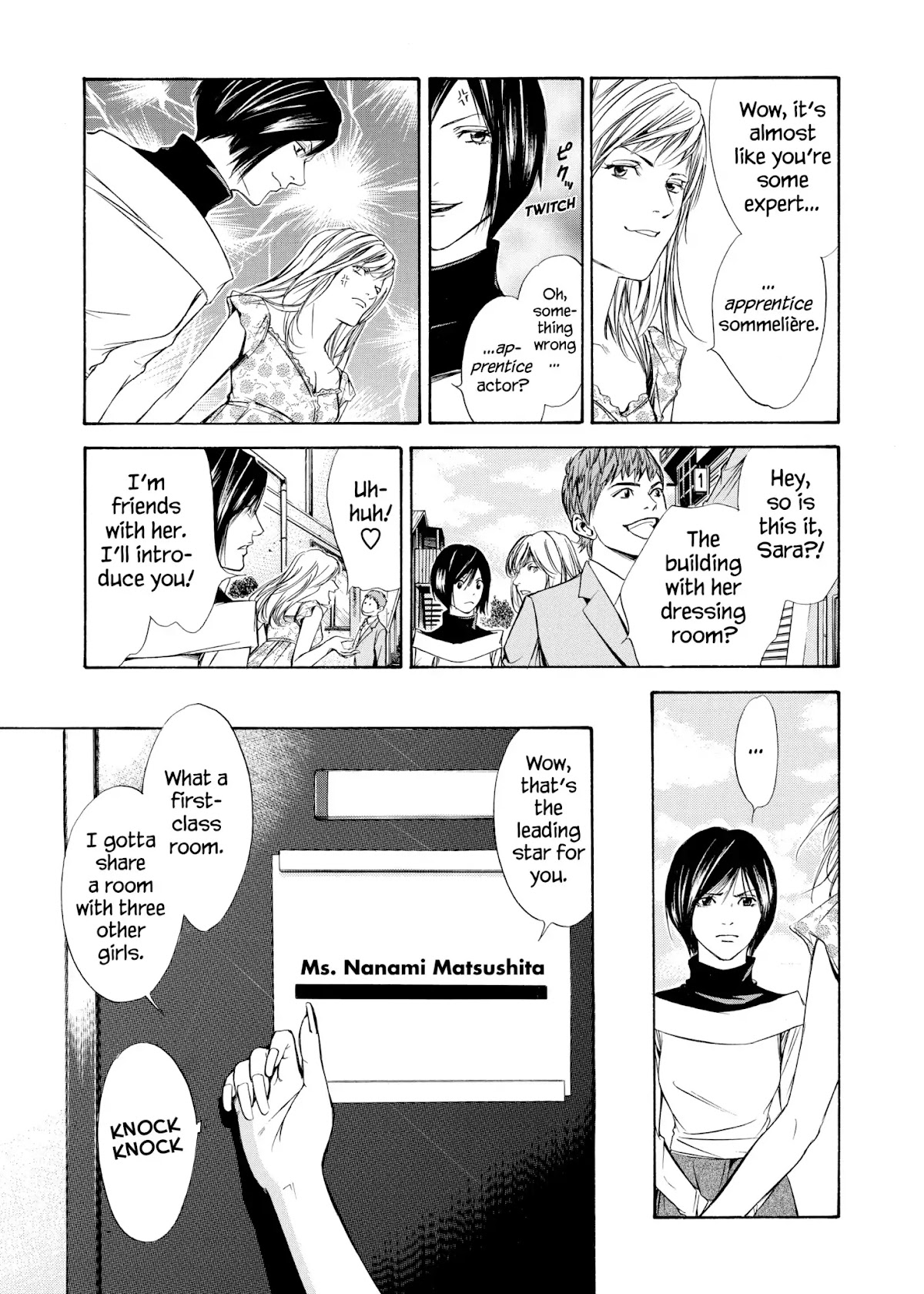 Kami no Shizuku Chapter 91 page 5 - Chapter 91: An Actress's Resolve at the Makeup Table