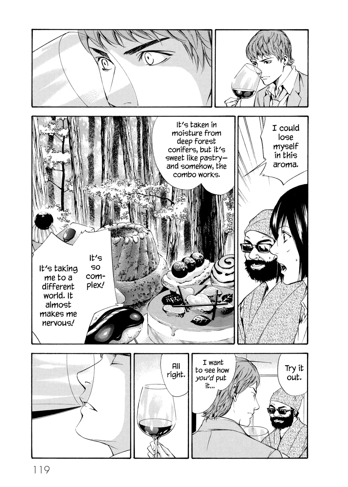 Kami no Shizuku Chapter 94 page 13 - Chapter 94: A Sense of Journey to Come