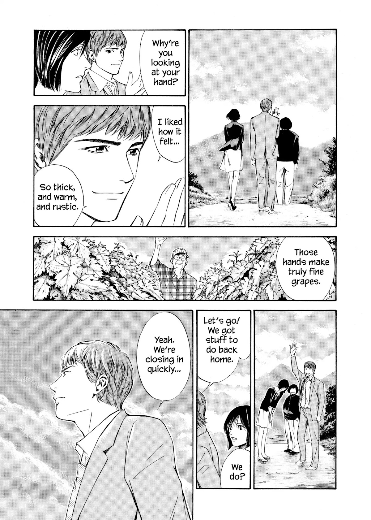 Kami no Shizuku Chapter 98 page 13 - Chapter 98: Connecting the Future, Connected to the Past