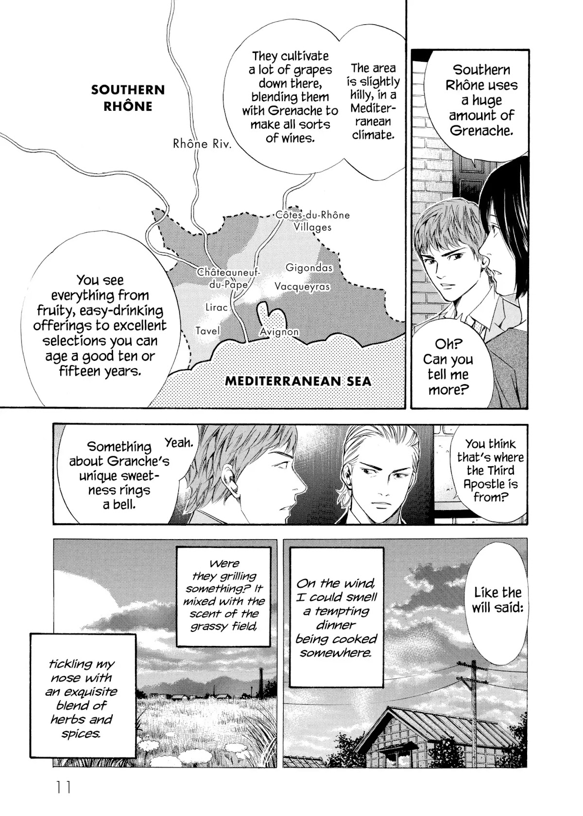 Kami no Shizuku Chapter 99 page 12 - Chapter 99: Restive Nights, Reassured Mornings