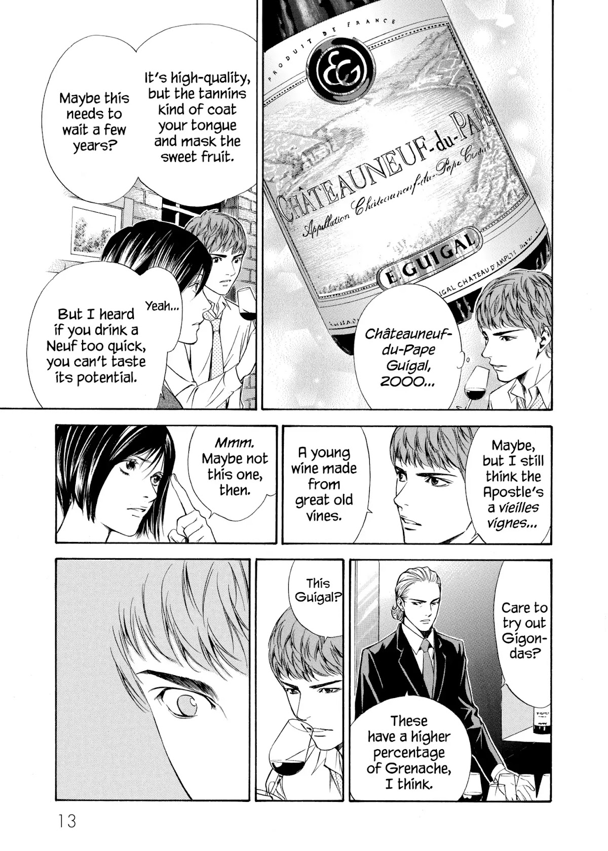 Kami no Shizuku Chapter 99 page 14 - Chapter 99: Restive Nights, Reassured Mornings