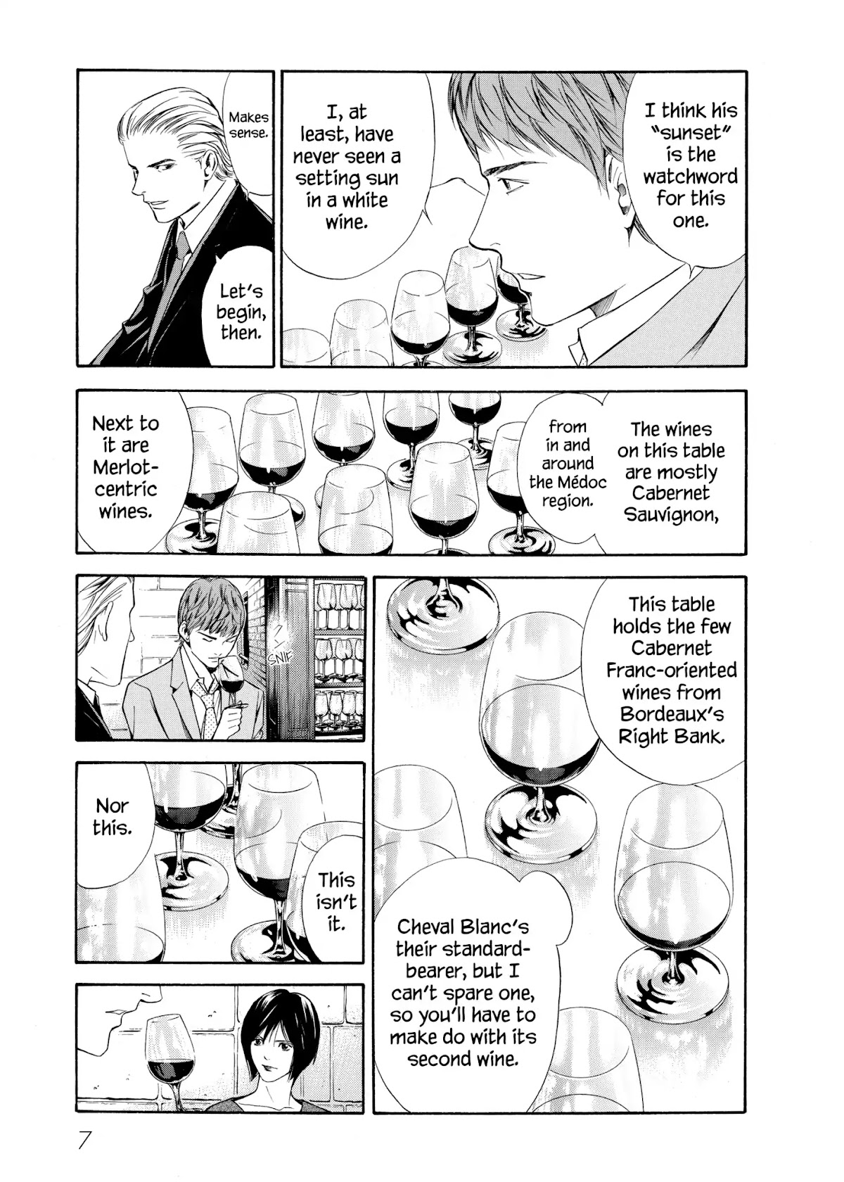 Kami no Shizuku Chapter 99 page 8 - Chapter 99: Restive Nights, Reassured Mornings
