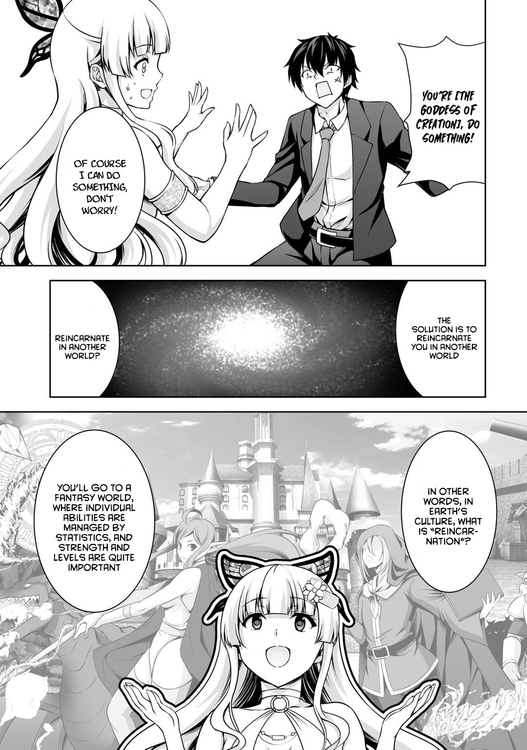 Kami no Techigai de Shindara Zumi de Isekai ni Hourikomare Mashita Chapter 1 page 10 - Chapter 1