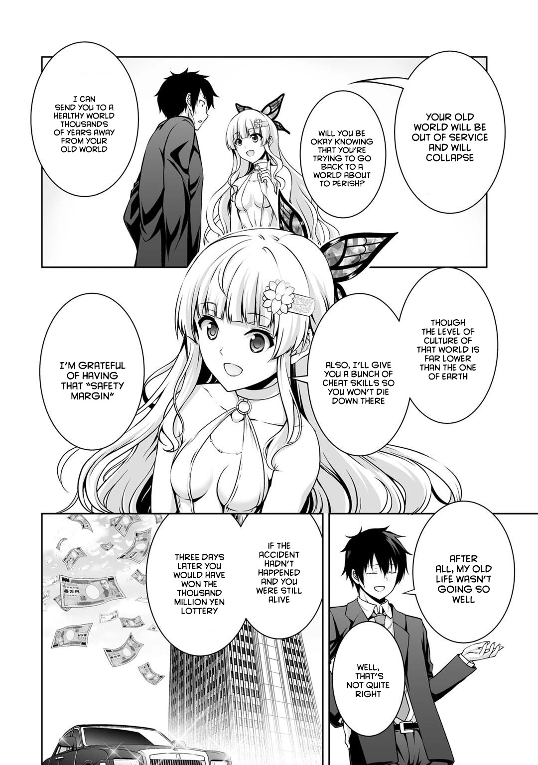 Kami no Techigai de Shindara Zumi de Isekai ni Hourikomare Mashita Chapter 1 page 11 - Chapter 1