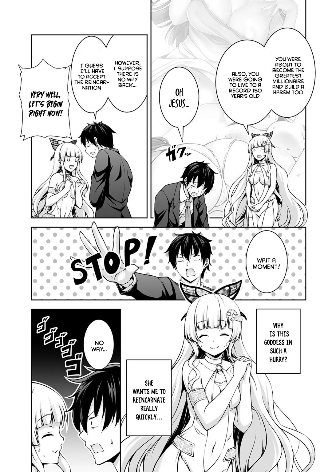 Kami no Techigai de Shindara Zumi de Isekai ni Hourikomare Mashita Chapter 1 page 12 - Chapter 1