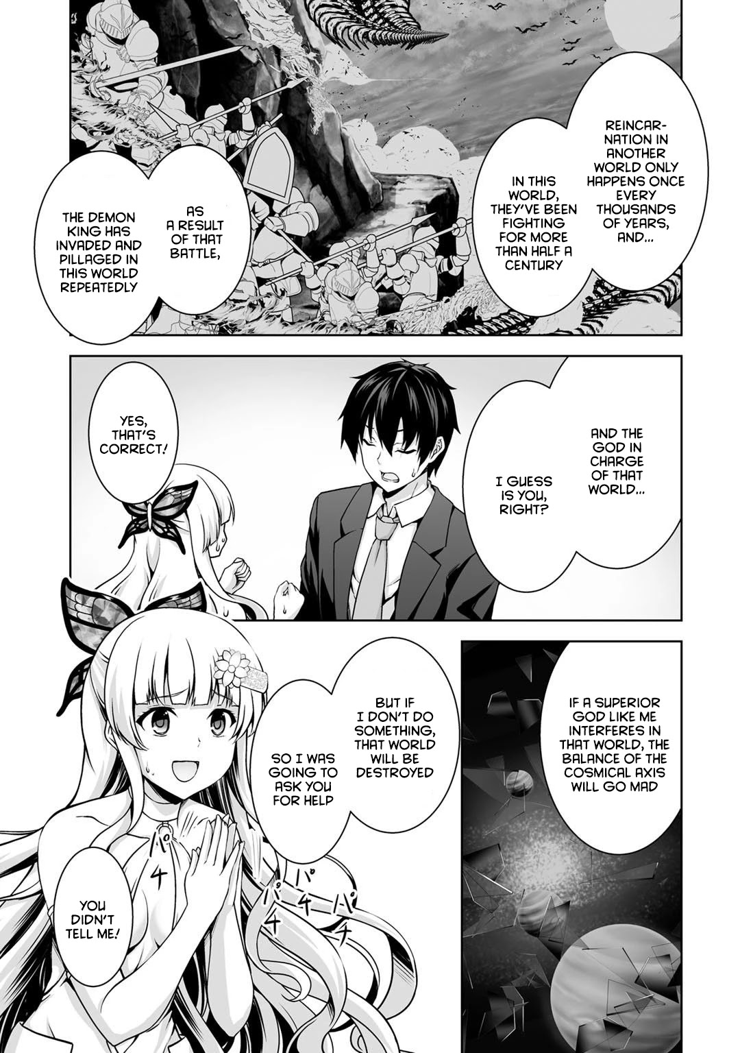 Kami no Techigai de Shindara Zumi de Isekai ni Hourikomare Mashita Chapter 1 page 14 - Chapter 1