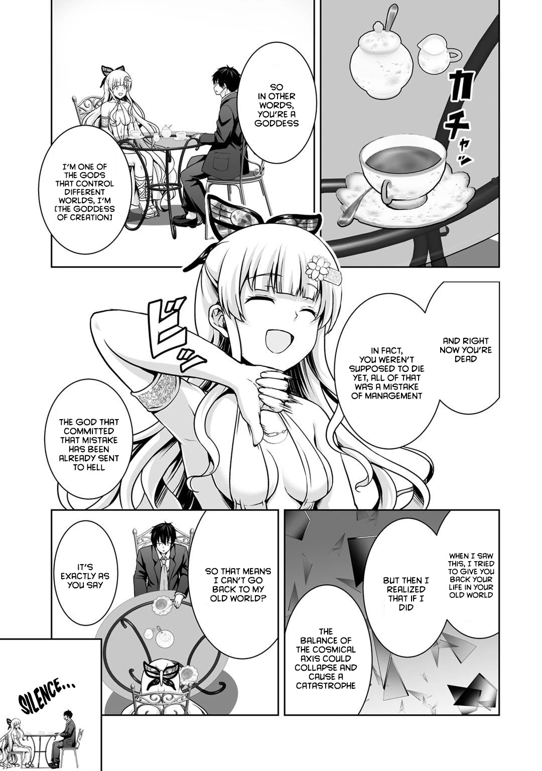 Kami no Techigai de Shindara Zumi de Isekai ni Hourikomare Mashita Chapter 1 page 8 - Chapter 1