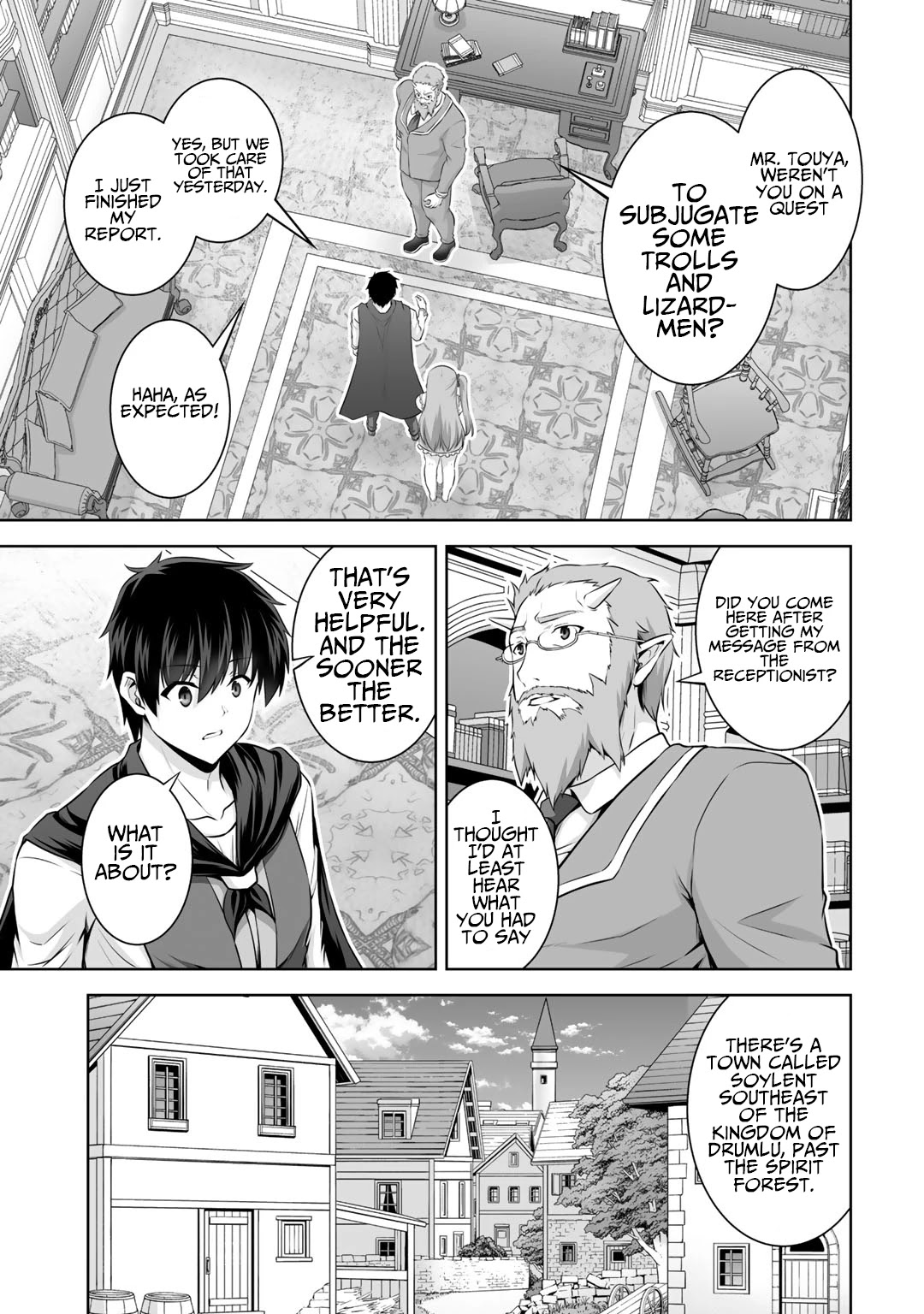 Kami no Techigai de Shindara Zumi de Isekai ni Hourikomare Mashita Chapter 12 page 13 - Chapter 12